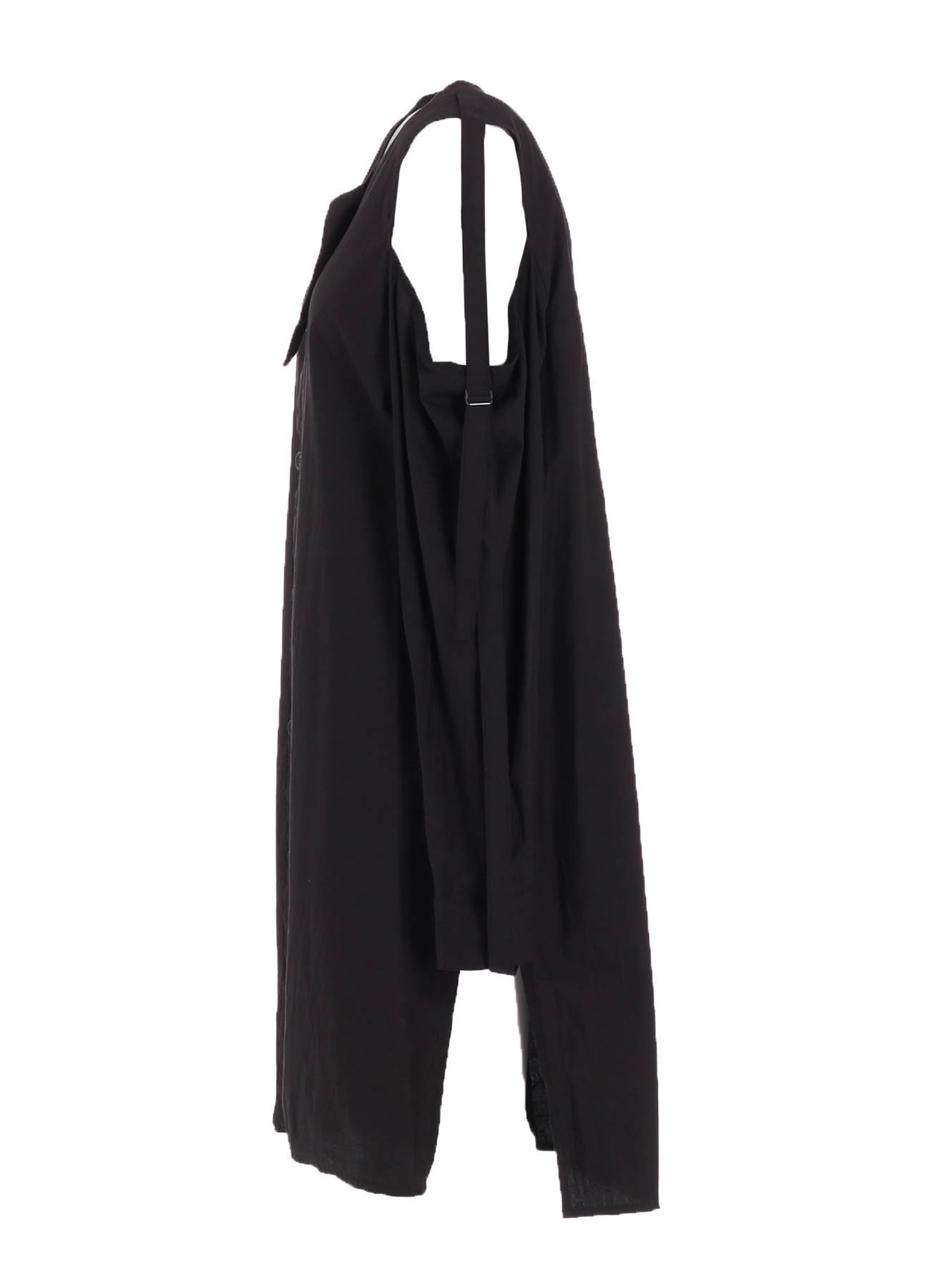 COTTON TYPEWRITER OPEN SHOULDER BLOUSE