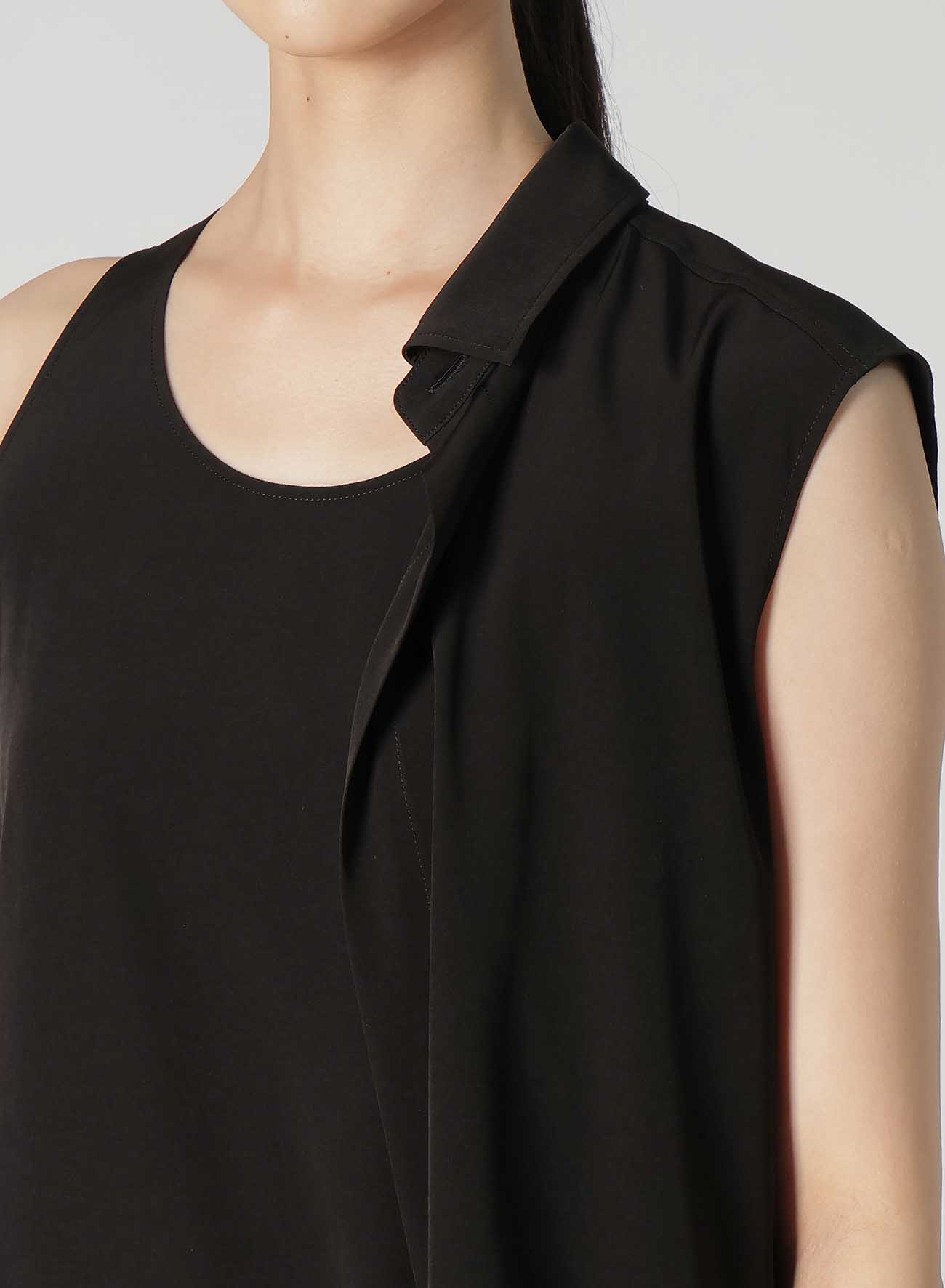 TA/PE SUPER VIYON TUSSER DOUBLE SLEEVELESS SHIRT