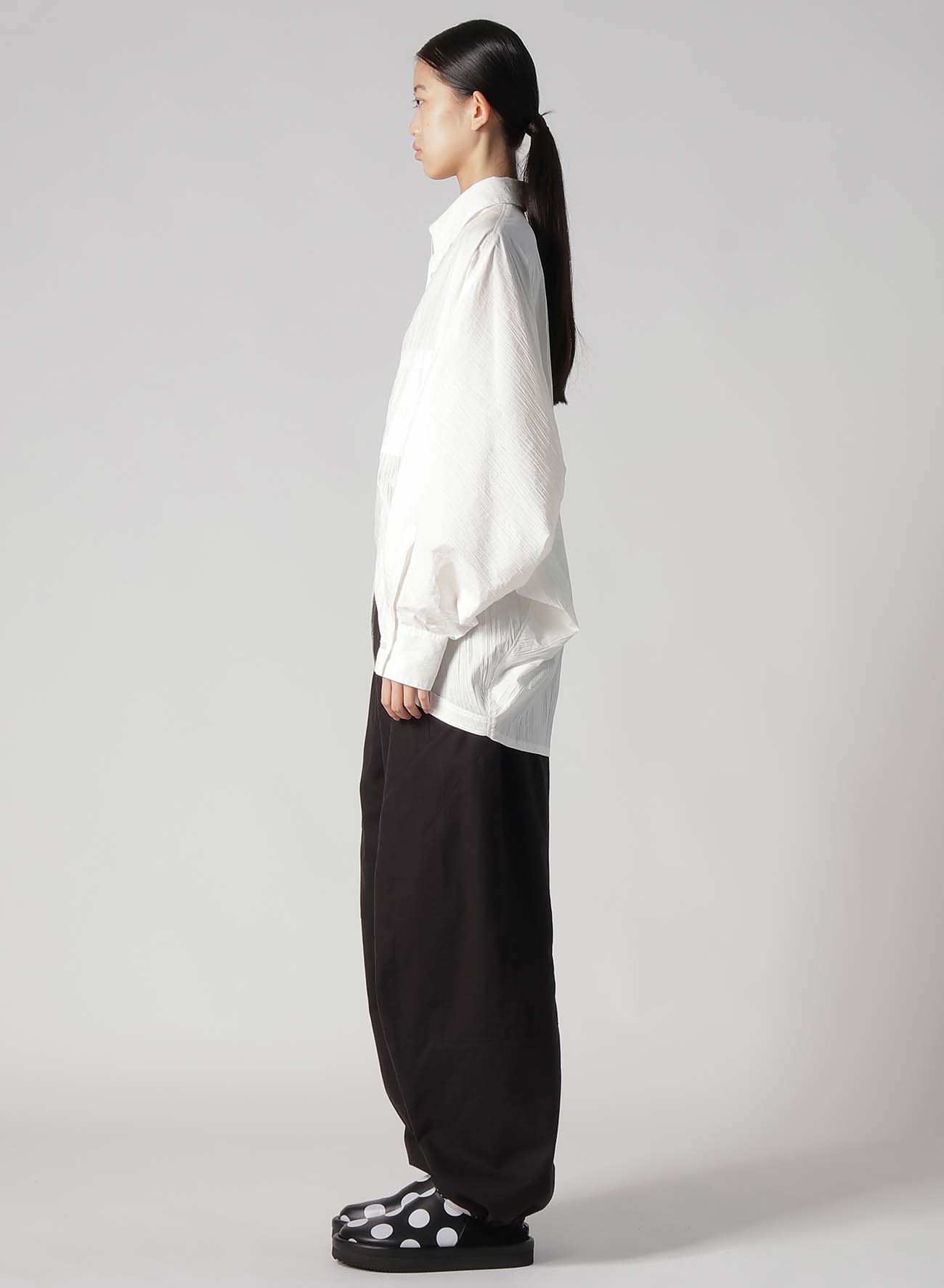 HIGH COUNT TYPEWRITER DOLMAN SLEEVE SHIRT