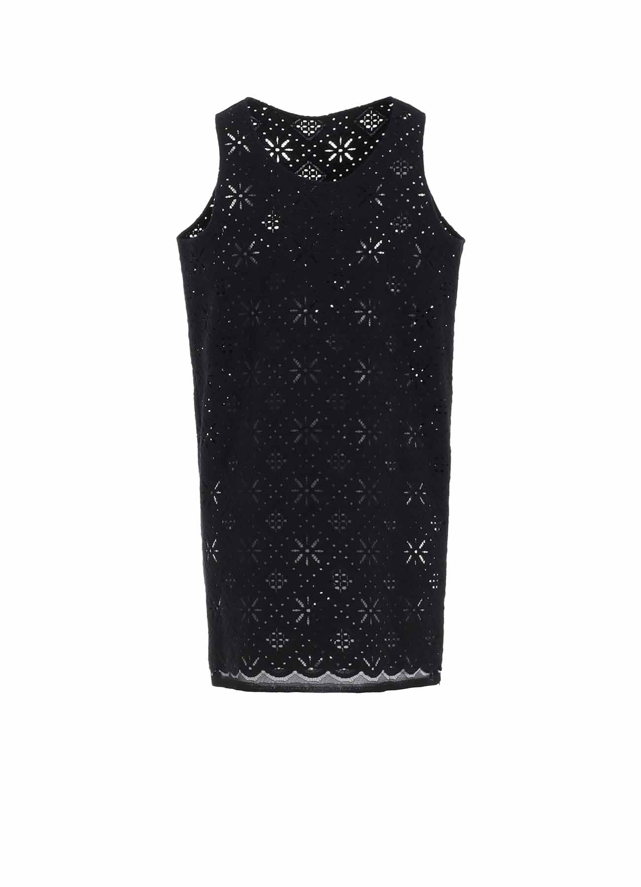 COTTON LACE SLEEVELESS BLOUSE