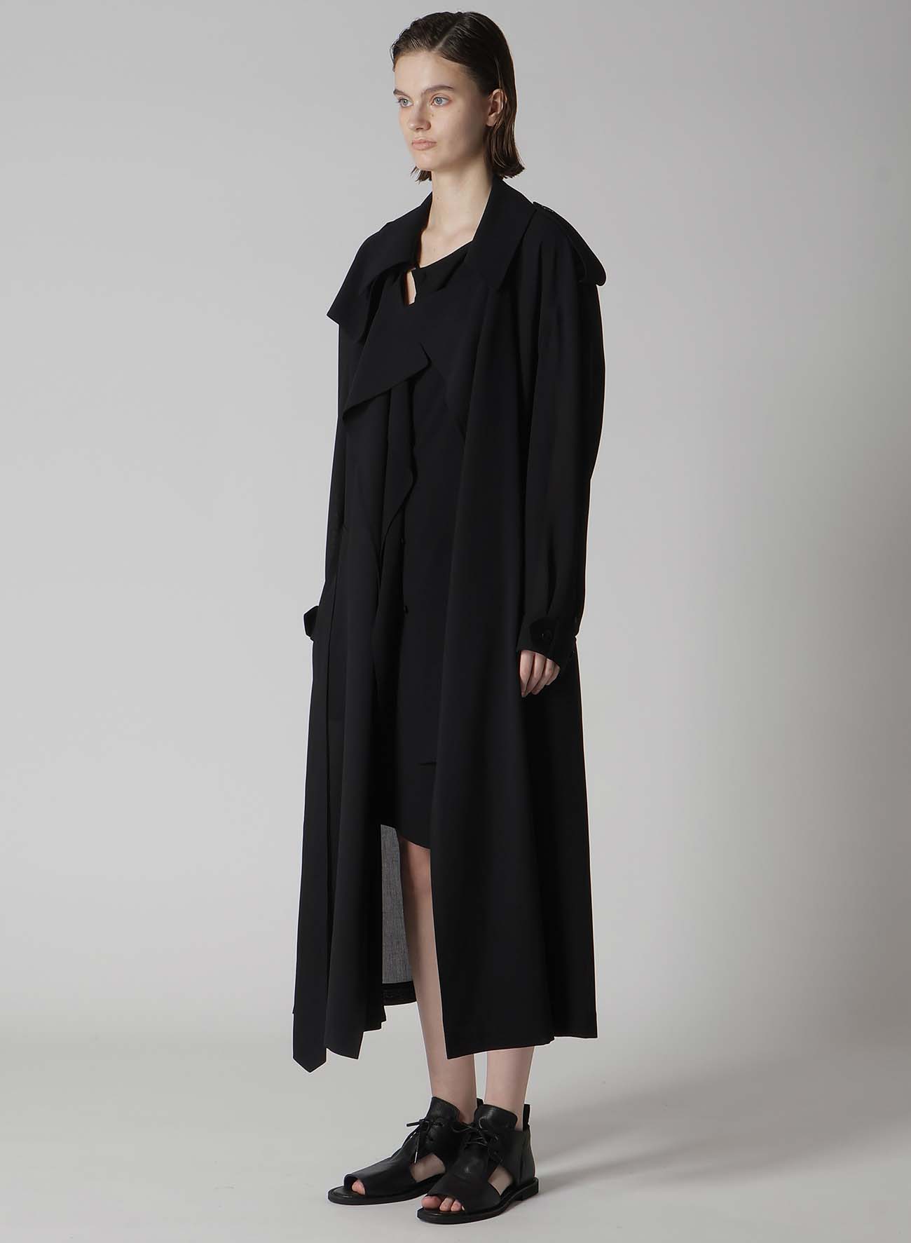 PE/STRONG TWISTED CLOTH TRENCH COAT