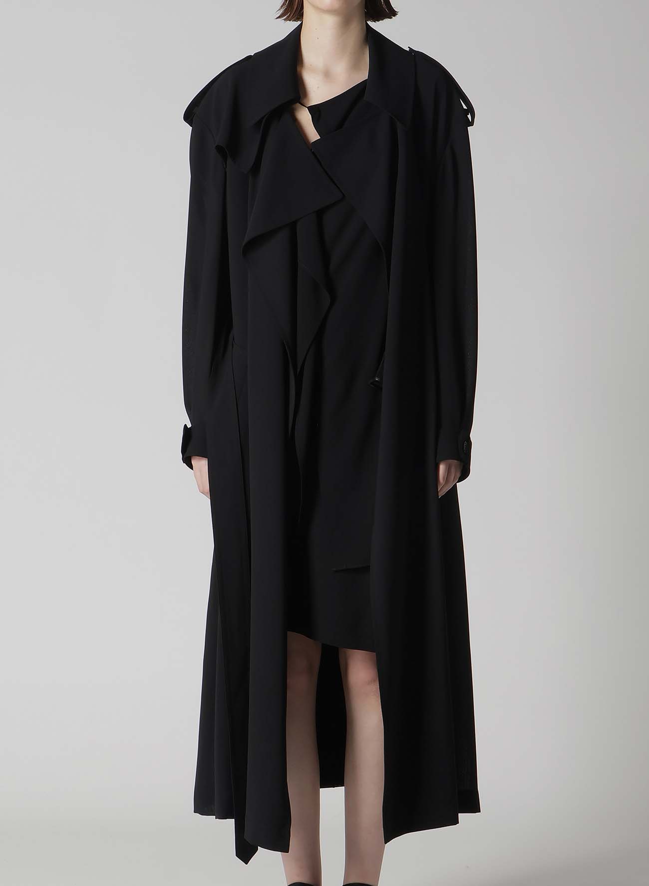 PE/STRONG TWISTED CLOTH TRENCH COAT