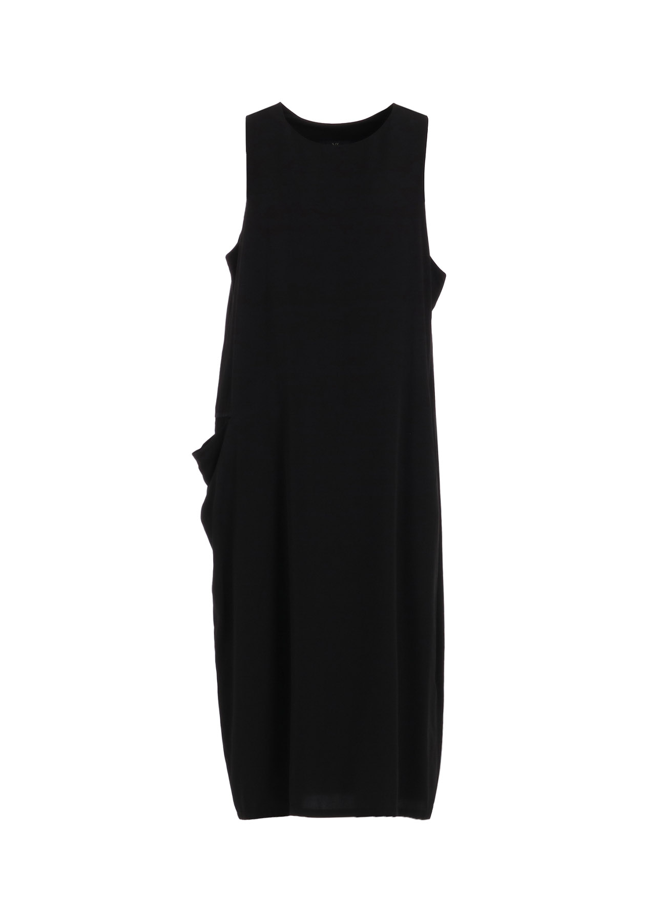 RAYON TWILL SLEEVELESS DRESS