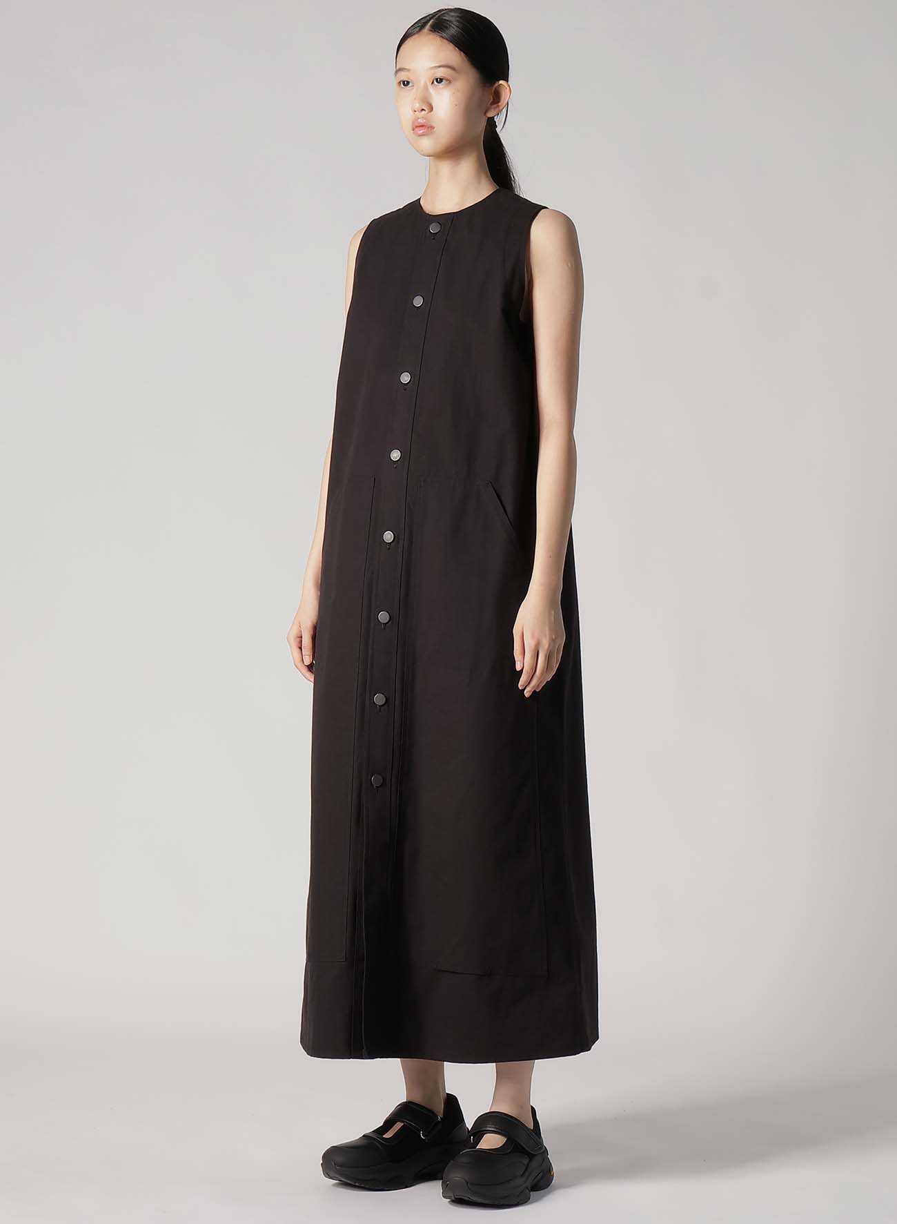 【2/5 12:00(JST) Release】SLUB DUCK FRONT OPEN DRESS