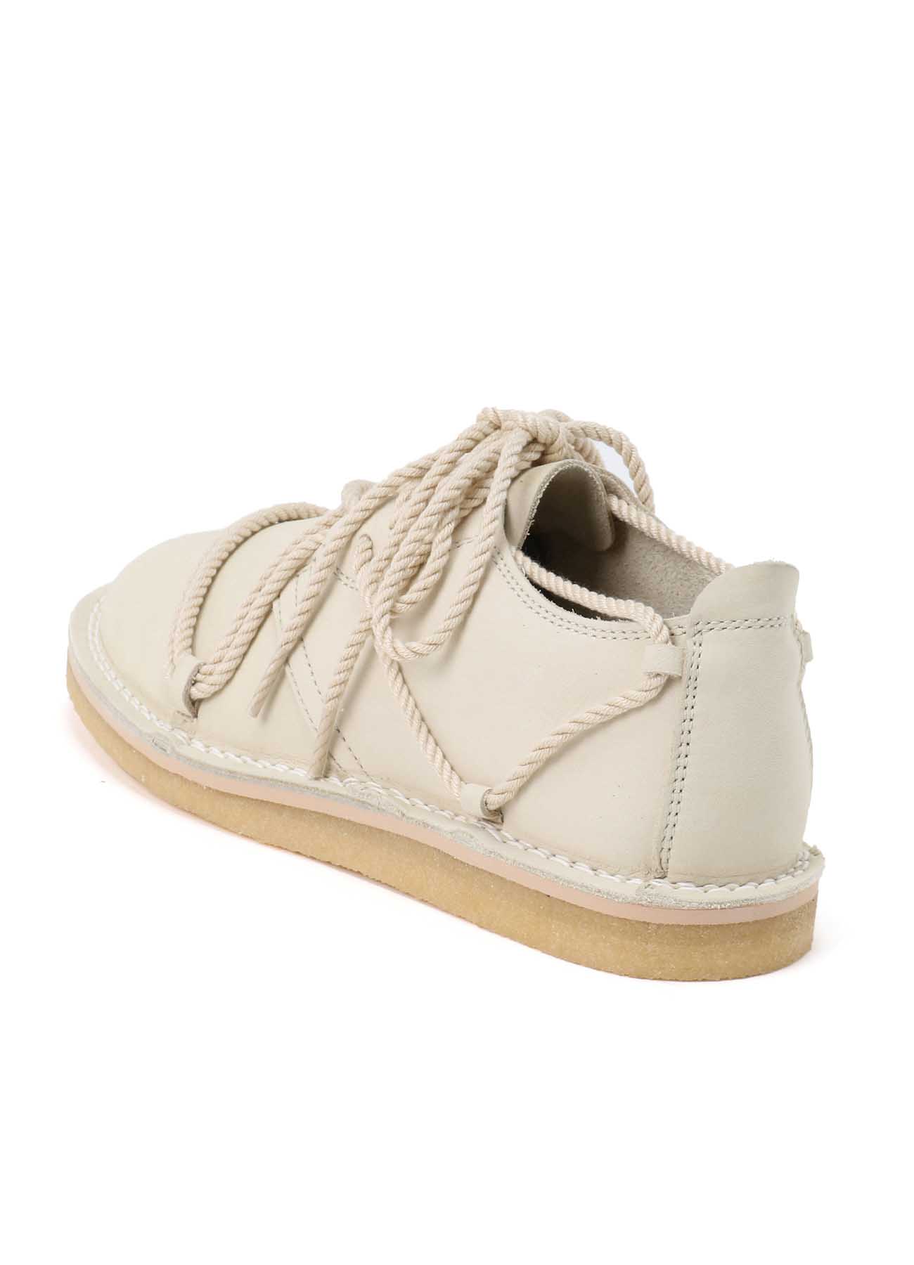 NUBUCK LEATHER RANDOM ROPE SHOES