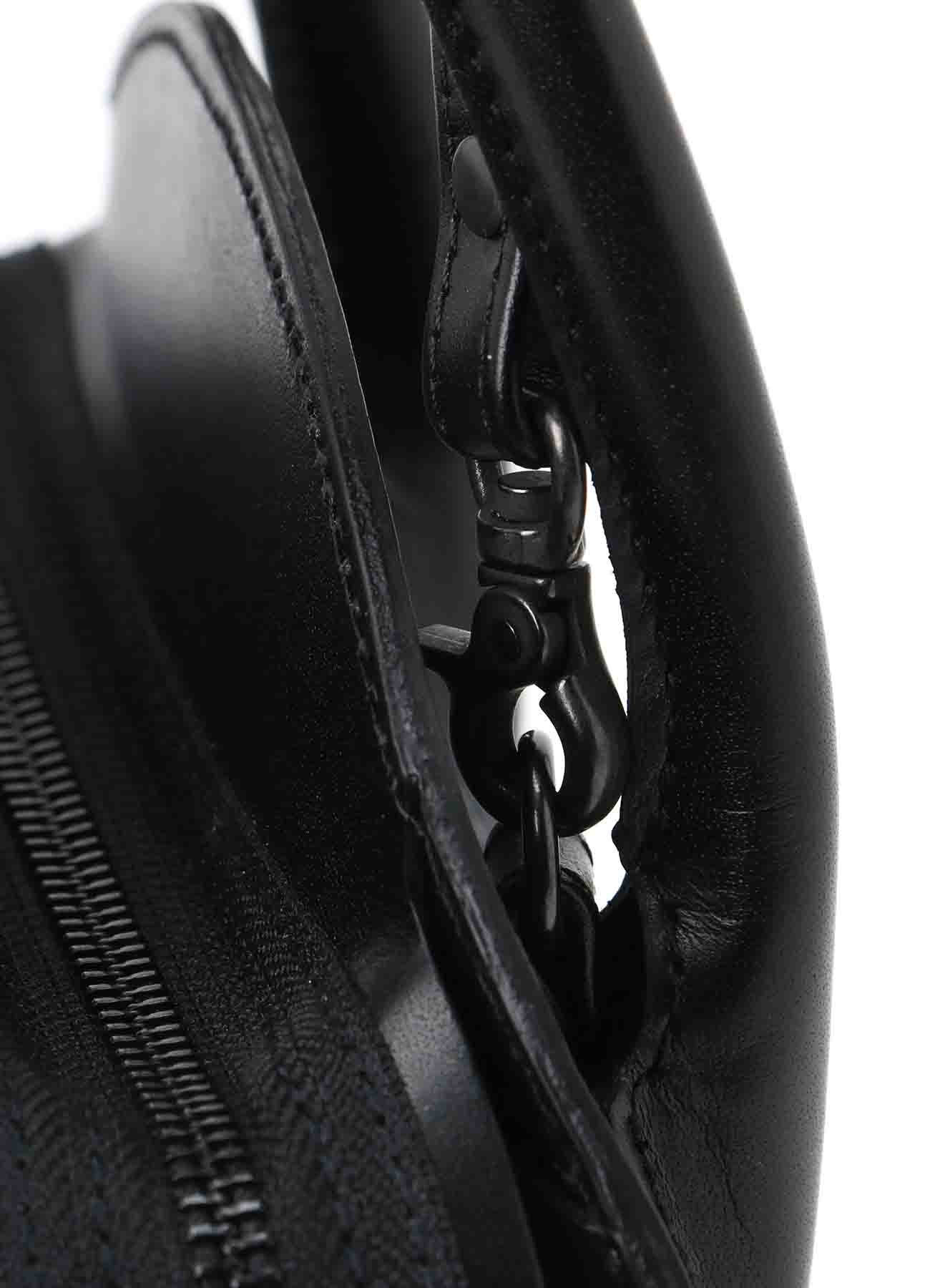 【1/23 12:00(JST) Release】SEMI-GLOSS LEATHER CHOPPED ROUND BAG