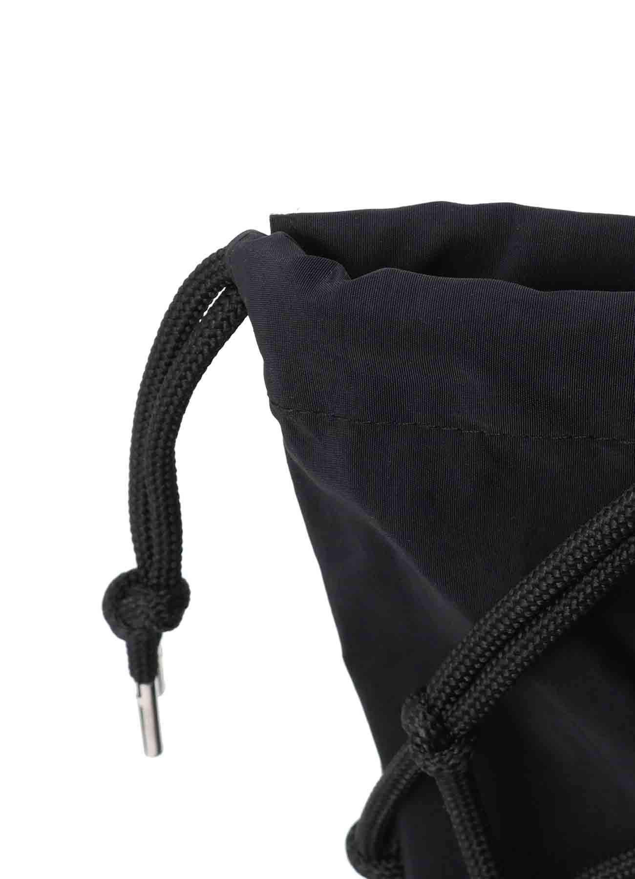 POLYESTER CORD LOGO KNIT BAG