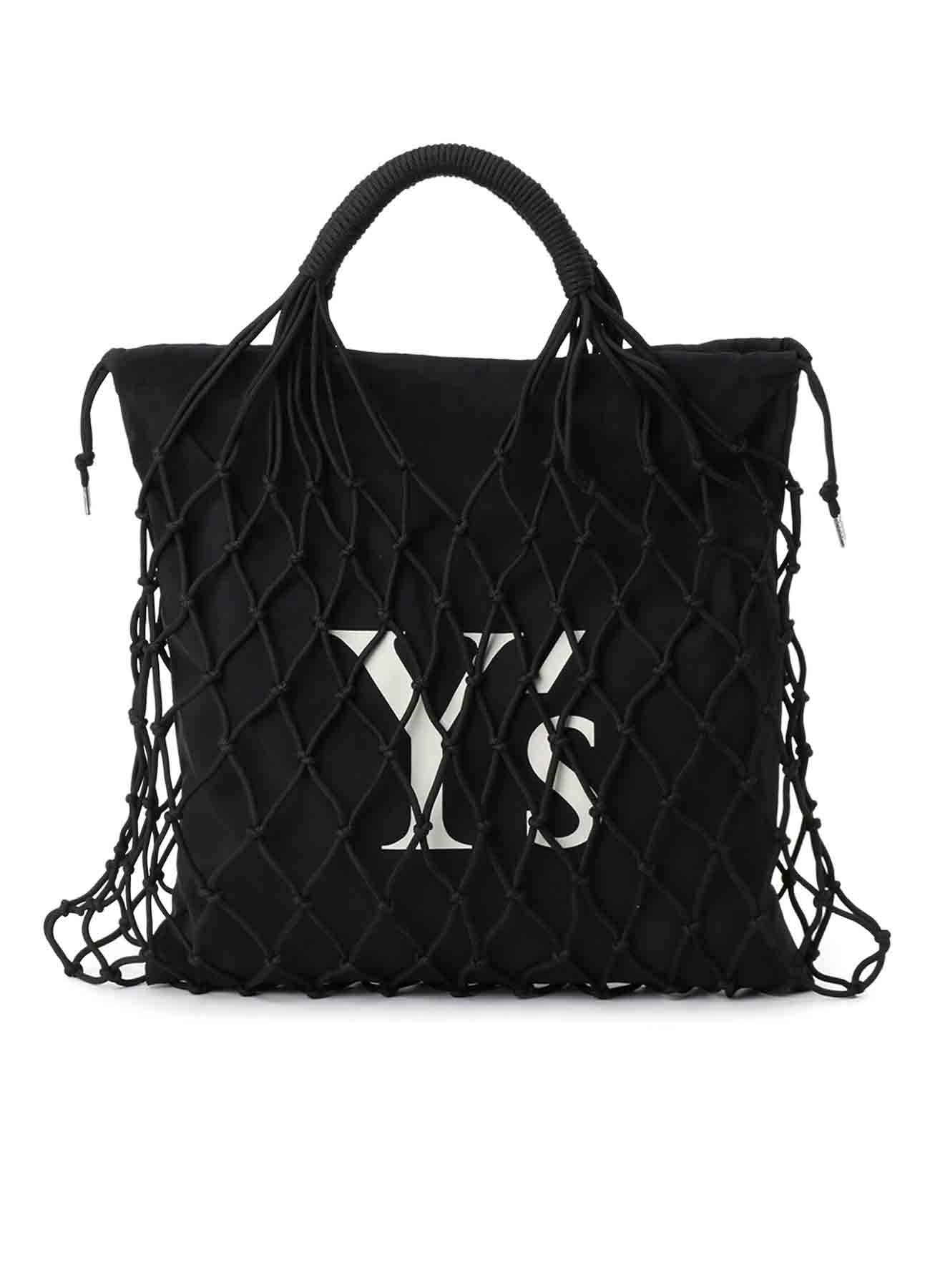 POLYESTER CORD LOGO KNIT BAG