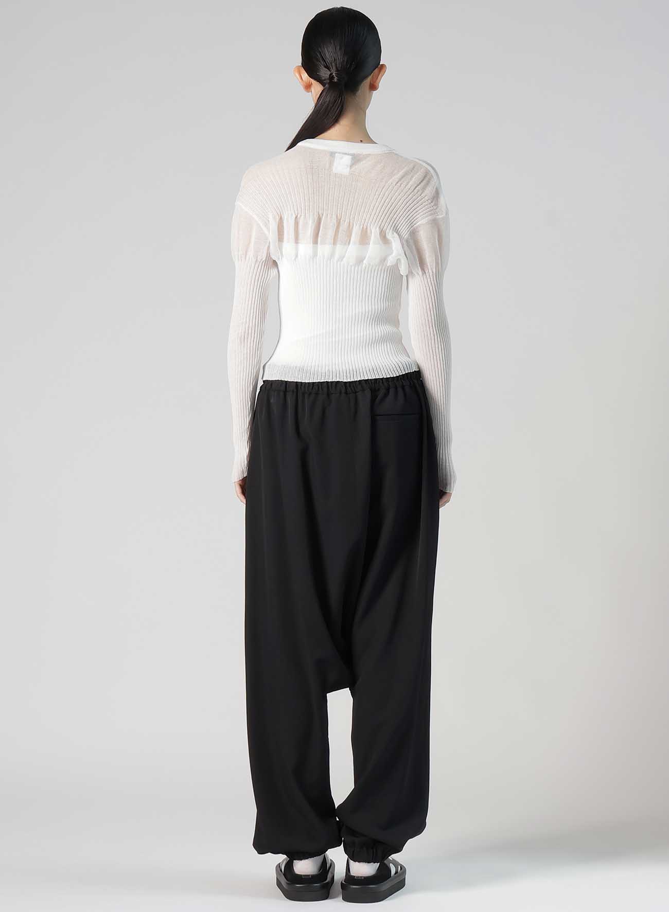 【2/5 12:00(JST) Release】SHEER RIBBED KNIT