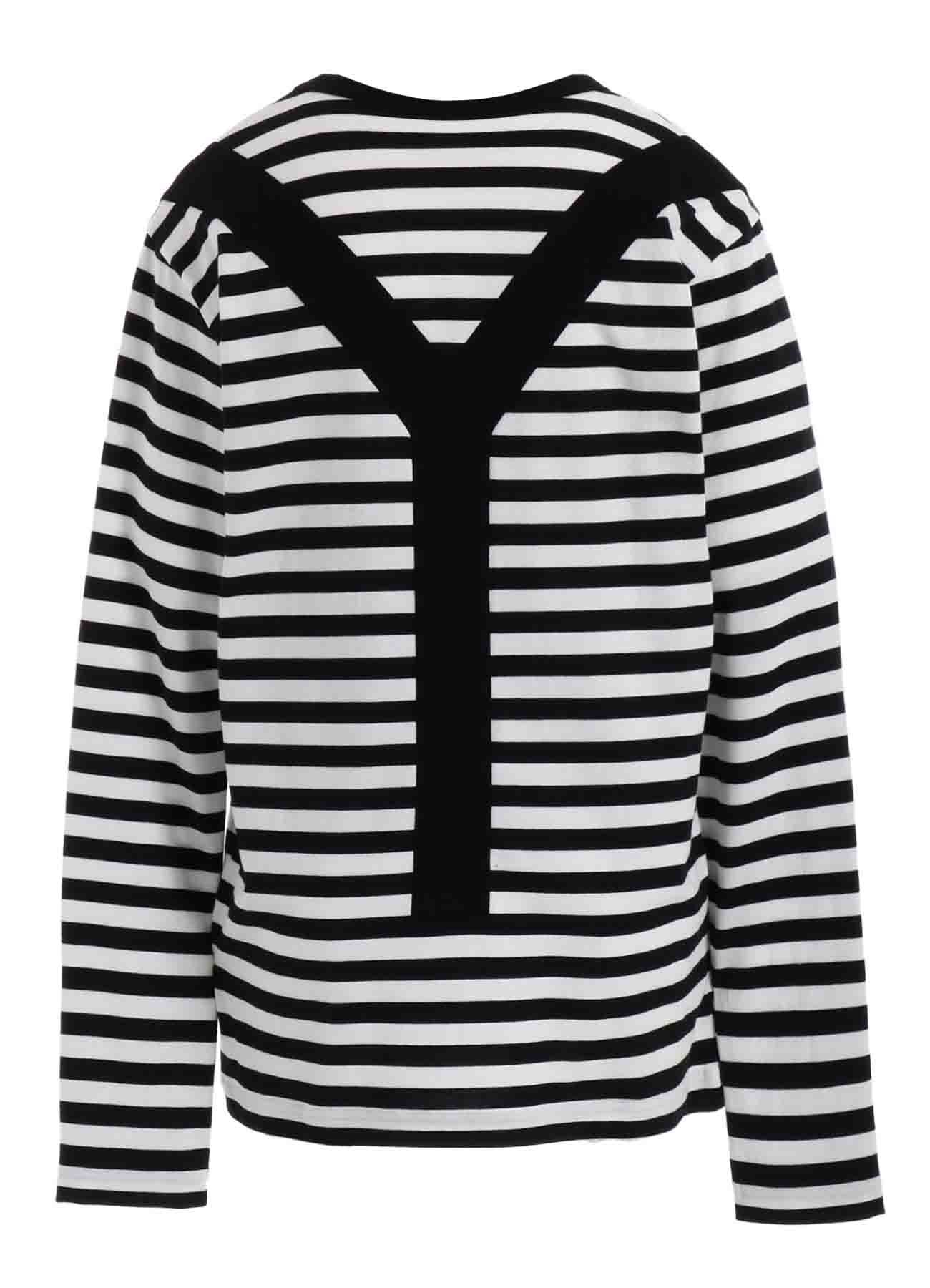 40/2 STRIPE JERSEY Y'S STITCH LONG SLEEVE T