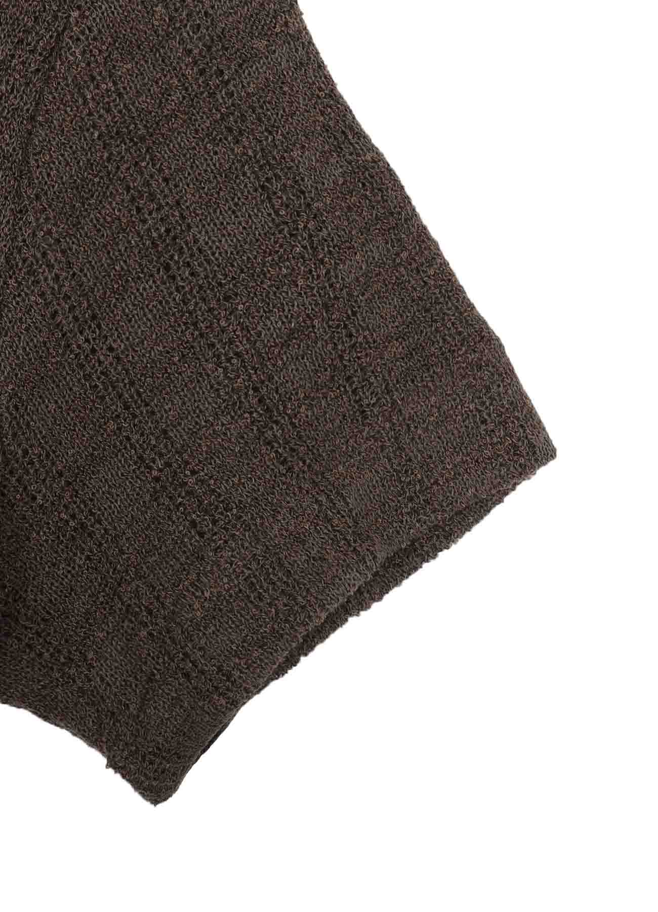 DROP NEEDLE RIB STRIPE ASYMMETRIC HEM PULLOVER