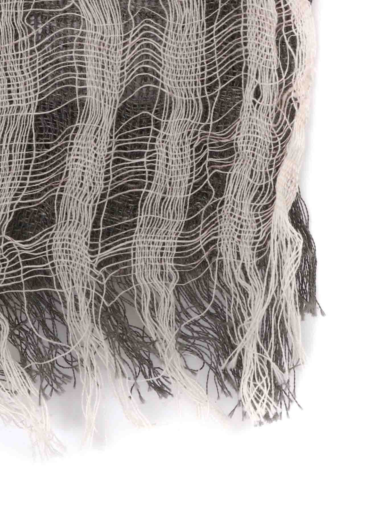 MESH COMBINATION DOUBLE LAYERED SCARF