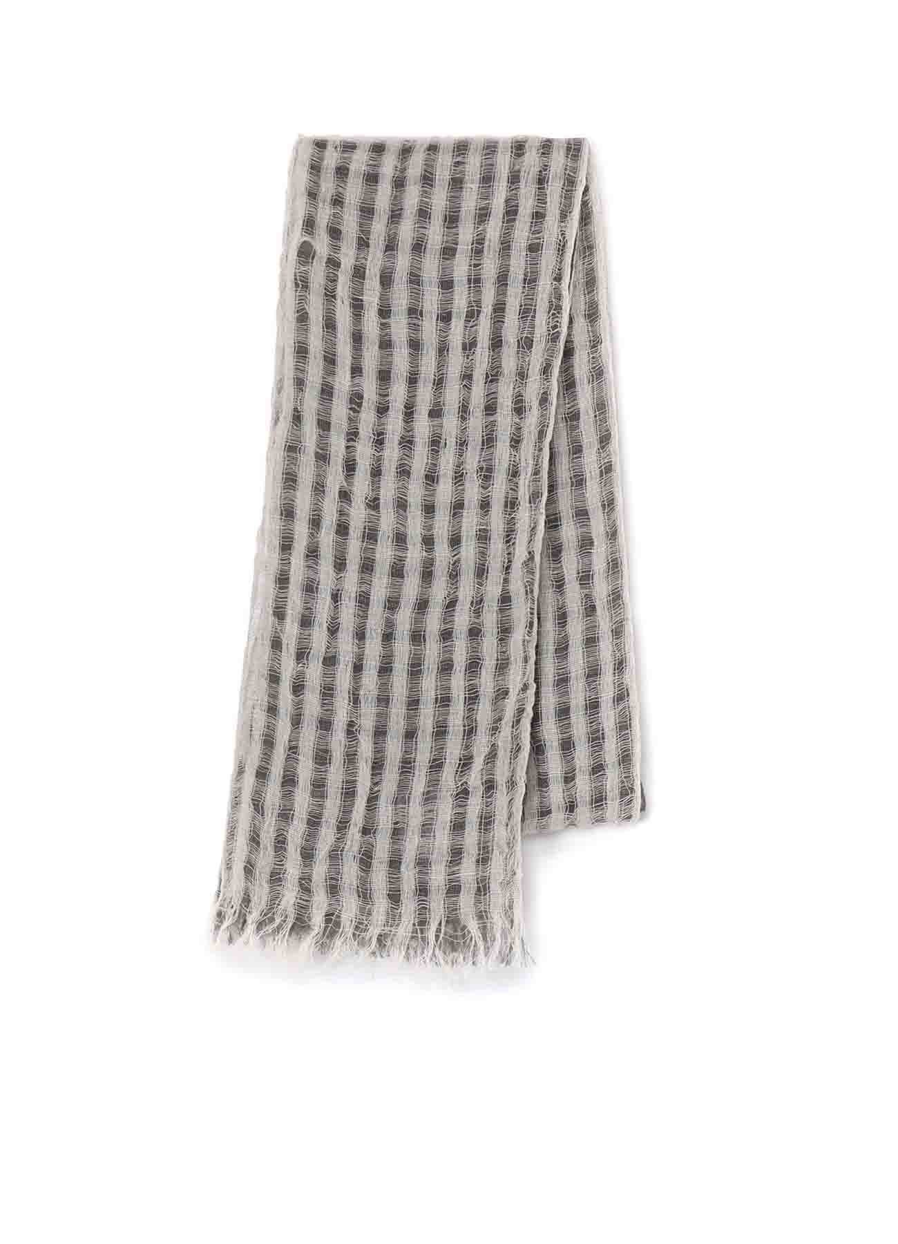 MESH COMBINATION DOUBLE LAYERED SCARF