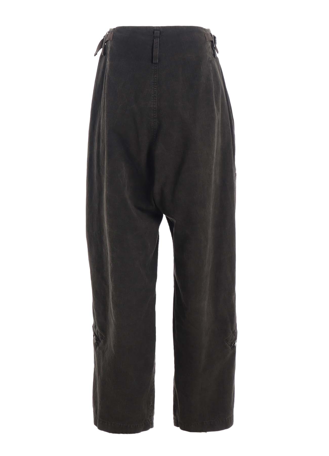 COTTON SLAB GARMENT DYEING FLIGHT PANTS