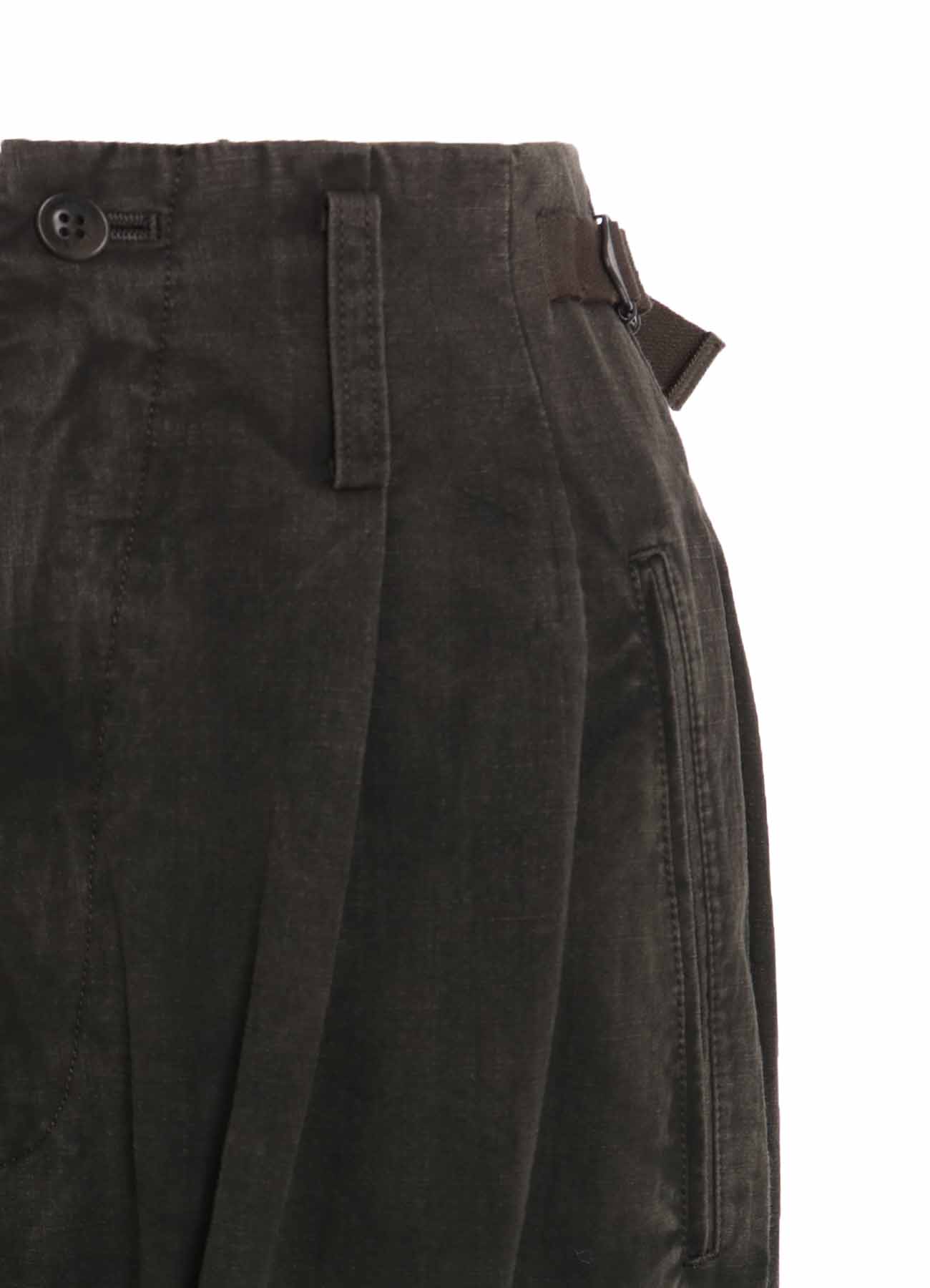 COTTON SLAB GARMENT DYEING FLIGHT PANTS