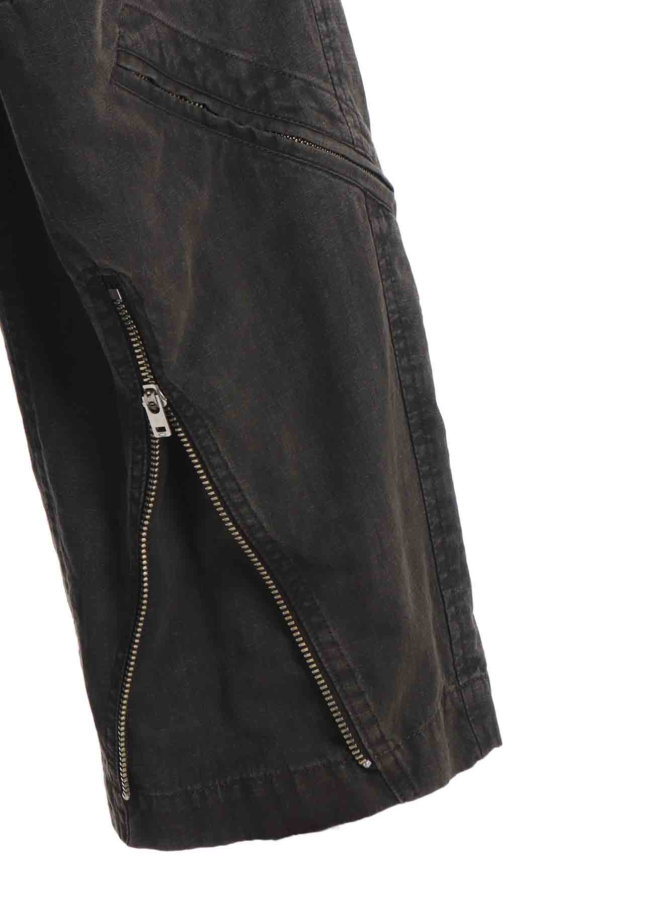 COTTON SLAB GARMENT DYEING FLIGHT PANTS
