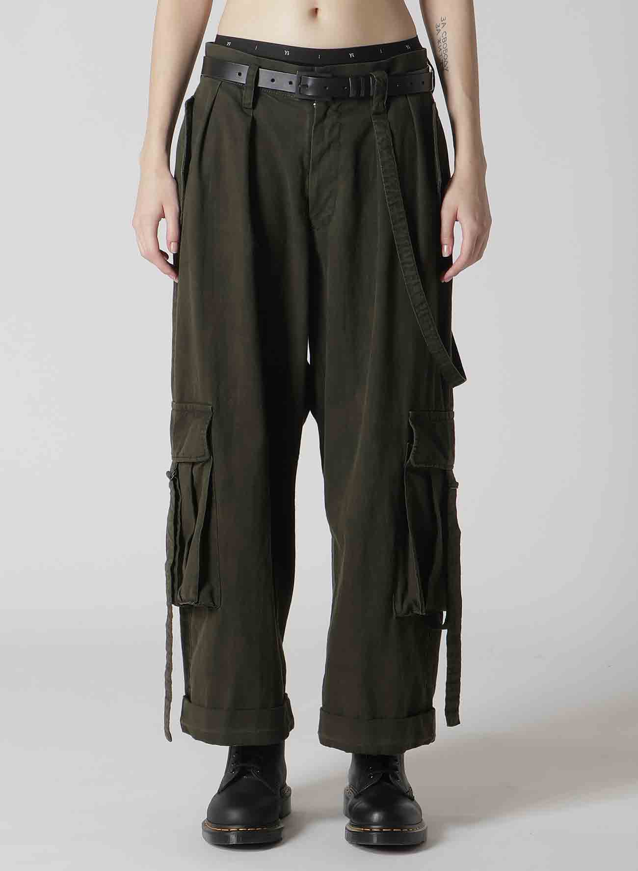 COTTON SLAB GARMENT DYEING MACKIN CARGO PANTS