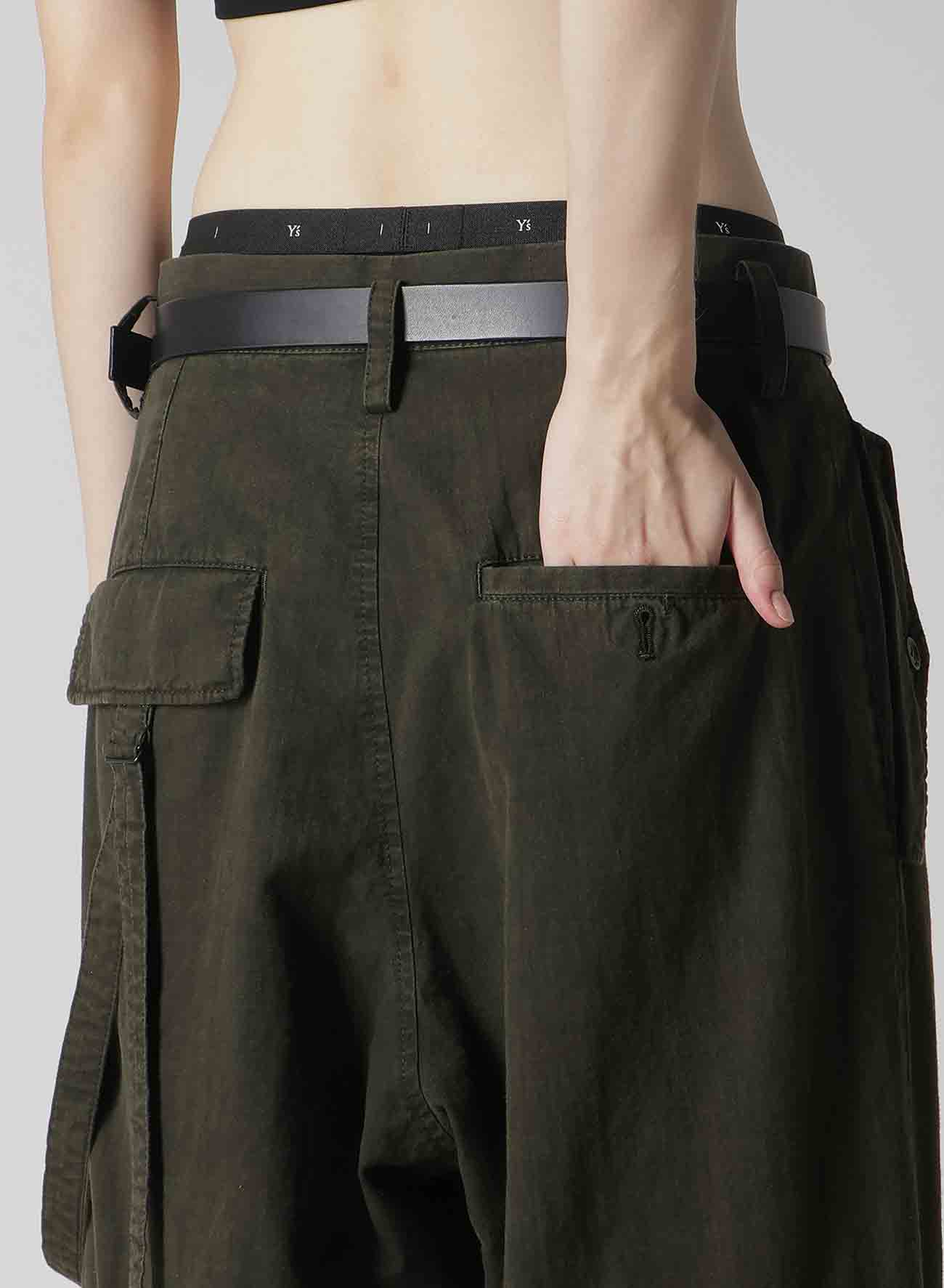 COTTON SLAB GARMENT DYEING MACKIN CARGO PANTS