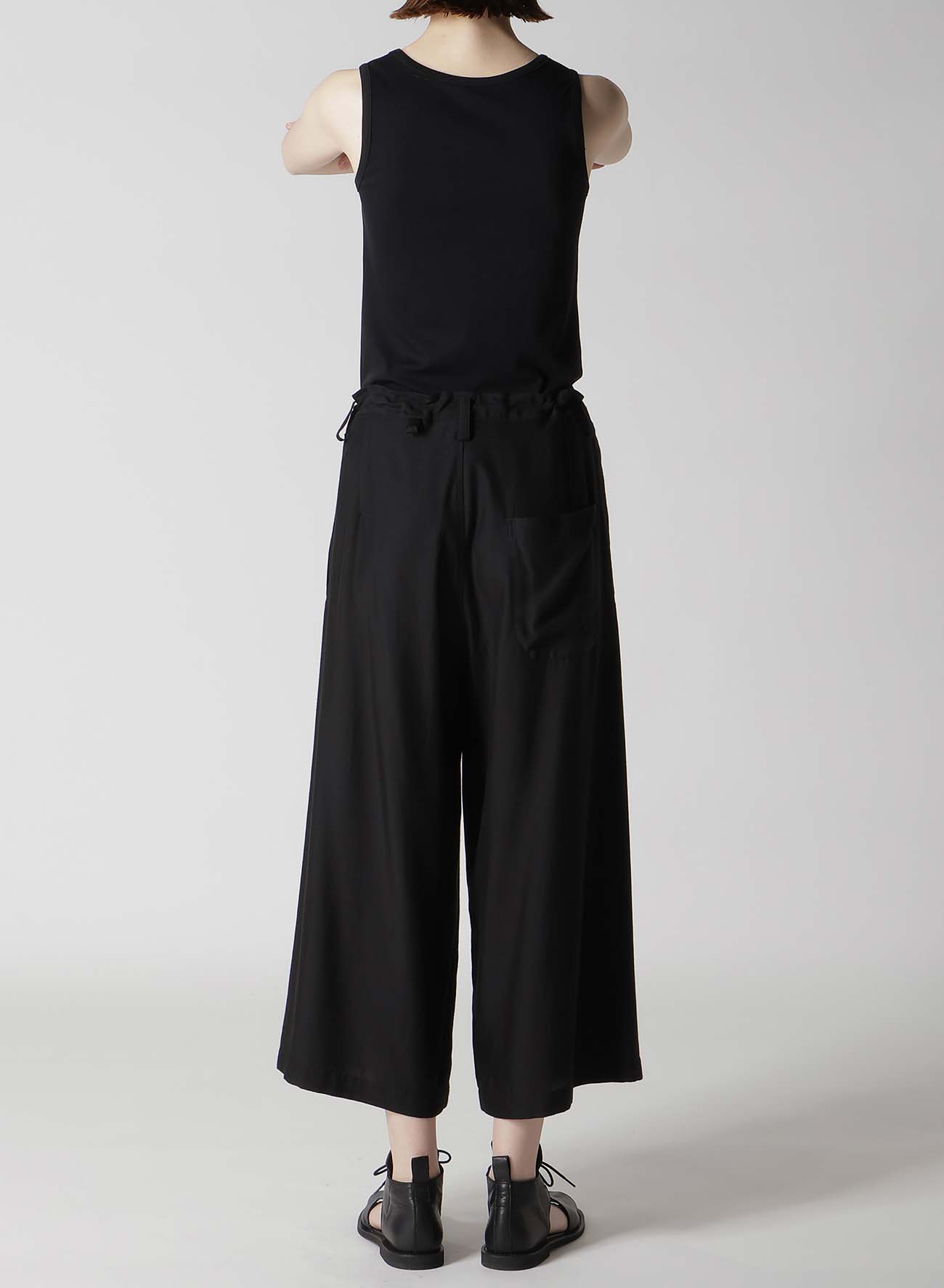 4OZ CU/DUNGAREE TWILL WRAPT PLEATED PANTS