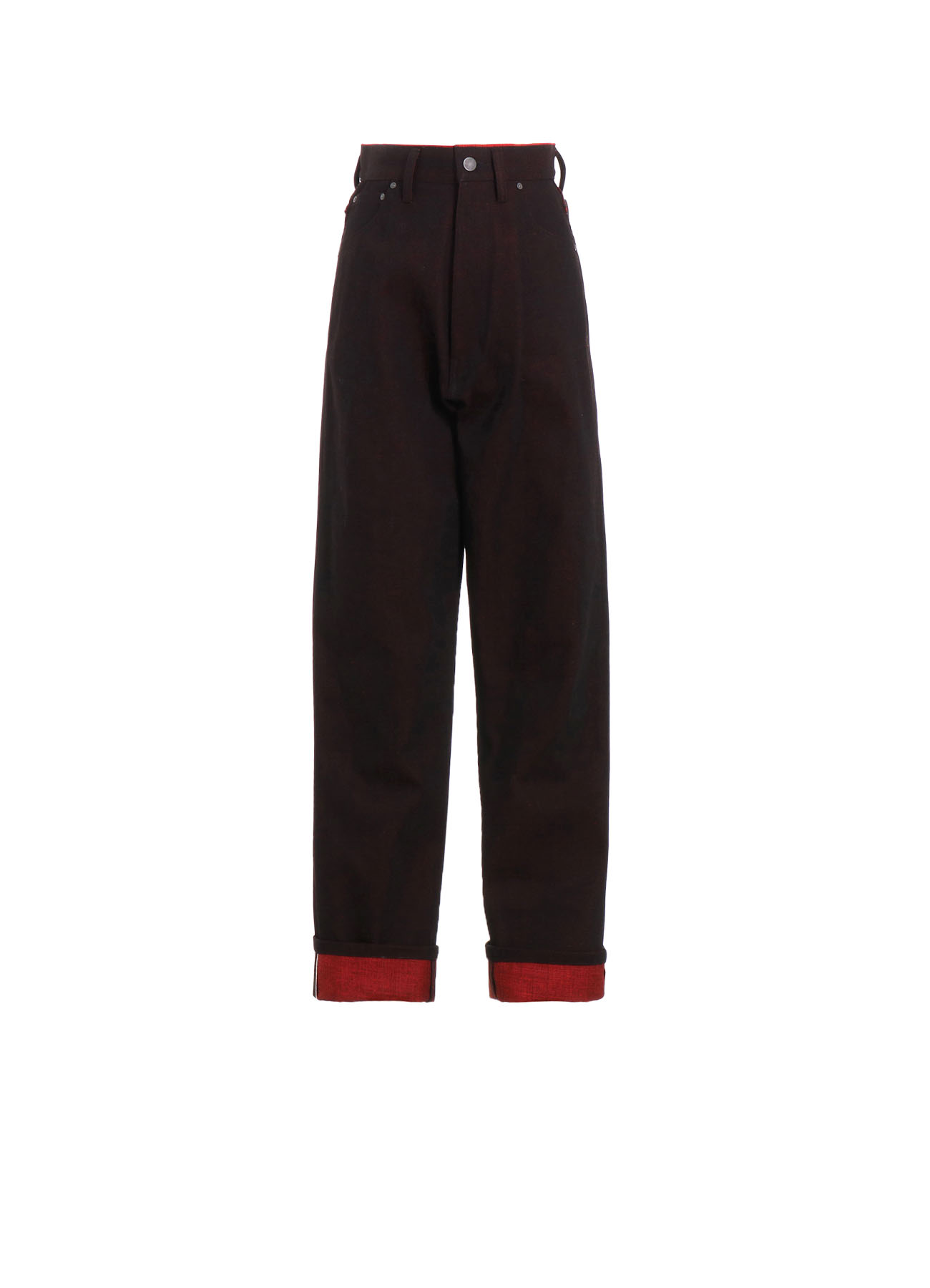 【2/5 12:00(JST) Release】BACK RED BLACK DENIM PANTS