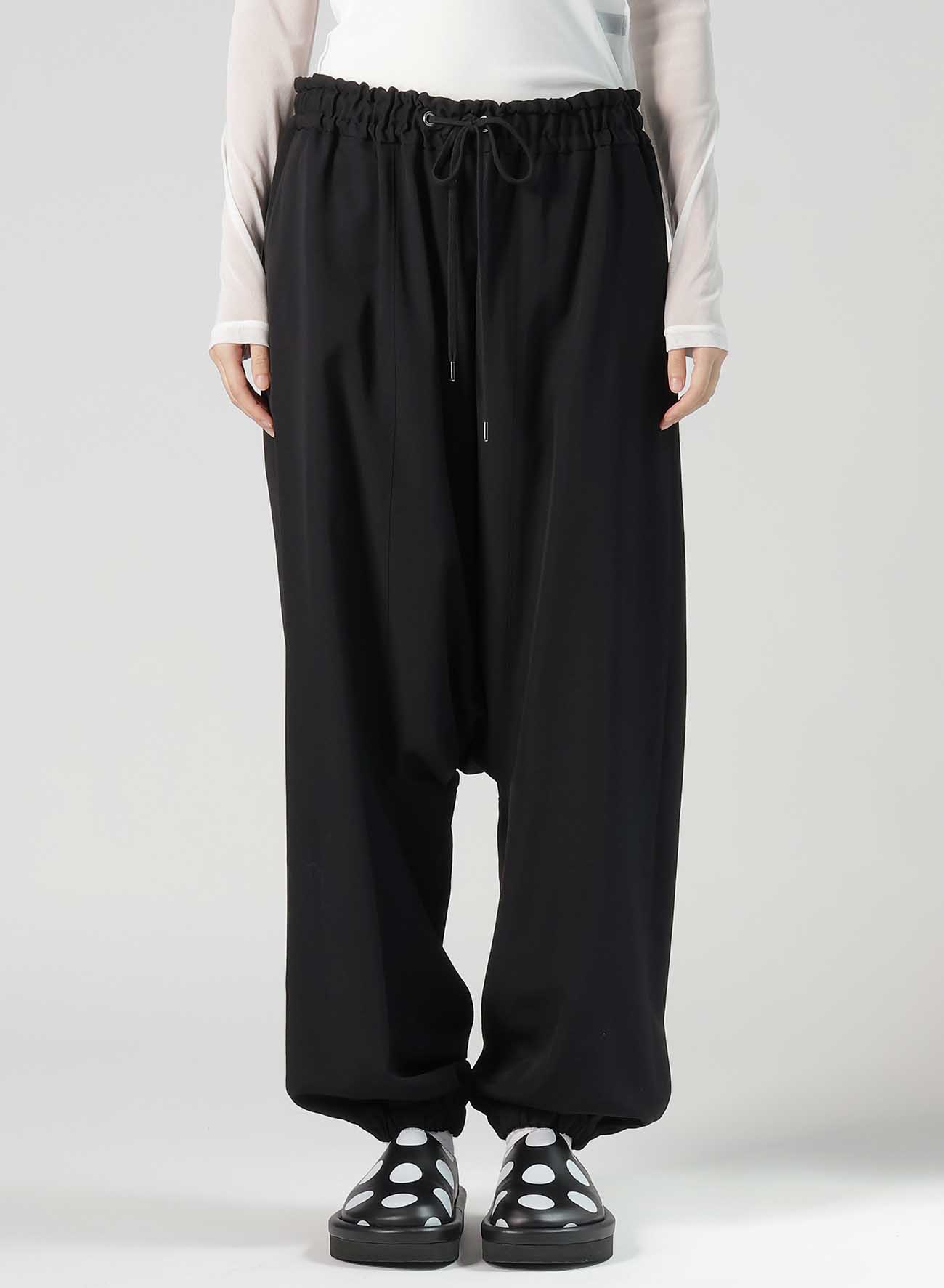 WOOL GABARDINE SARROUEL PANTS