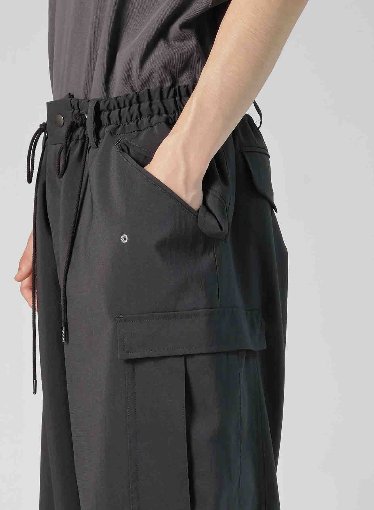 RECYCLE TASLAN NYLON GABARDINE CARGO PANTS