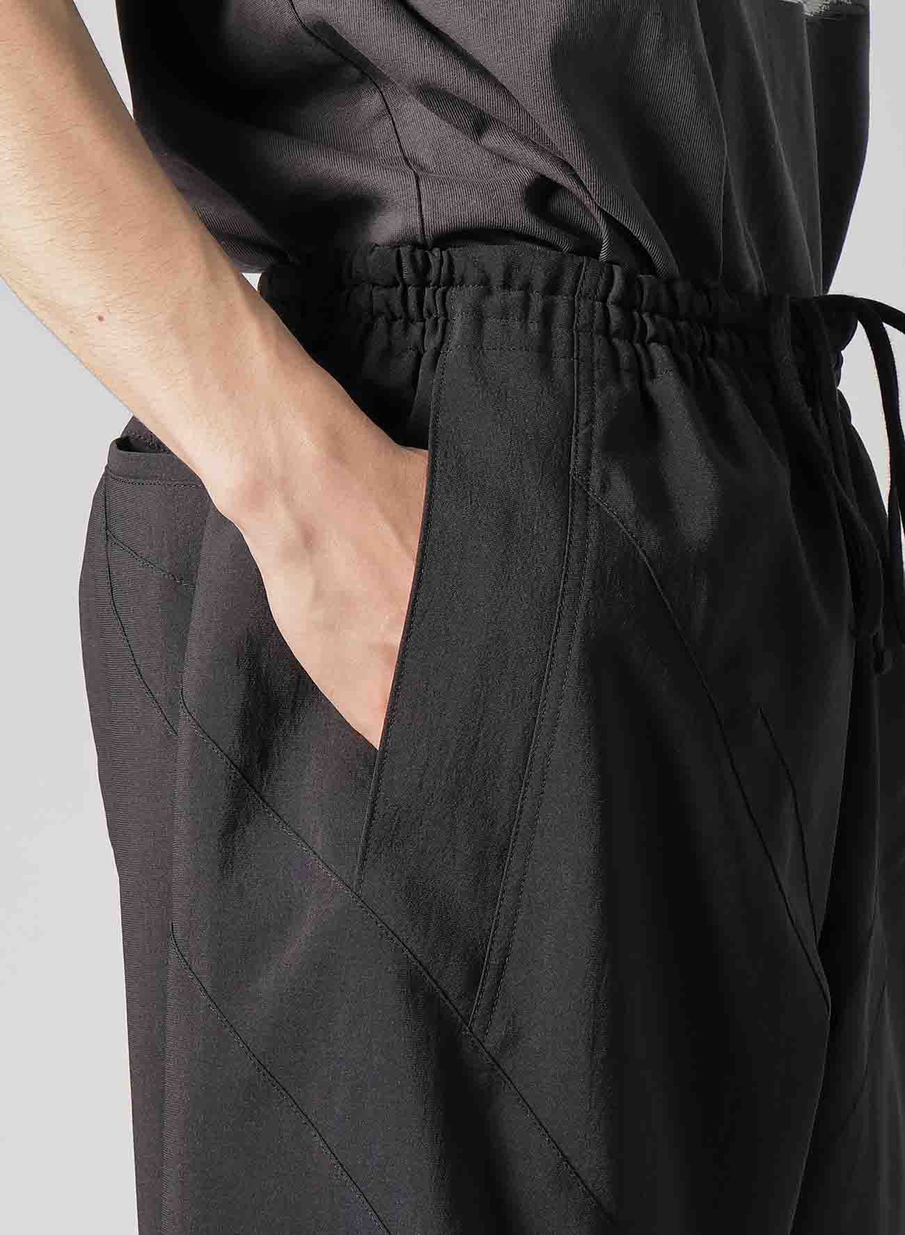 RECYCLE TASLAN NYLON GABARDINE PANEL PANTS