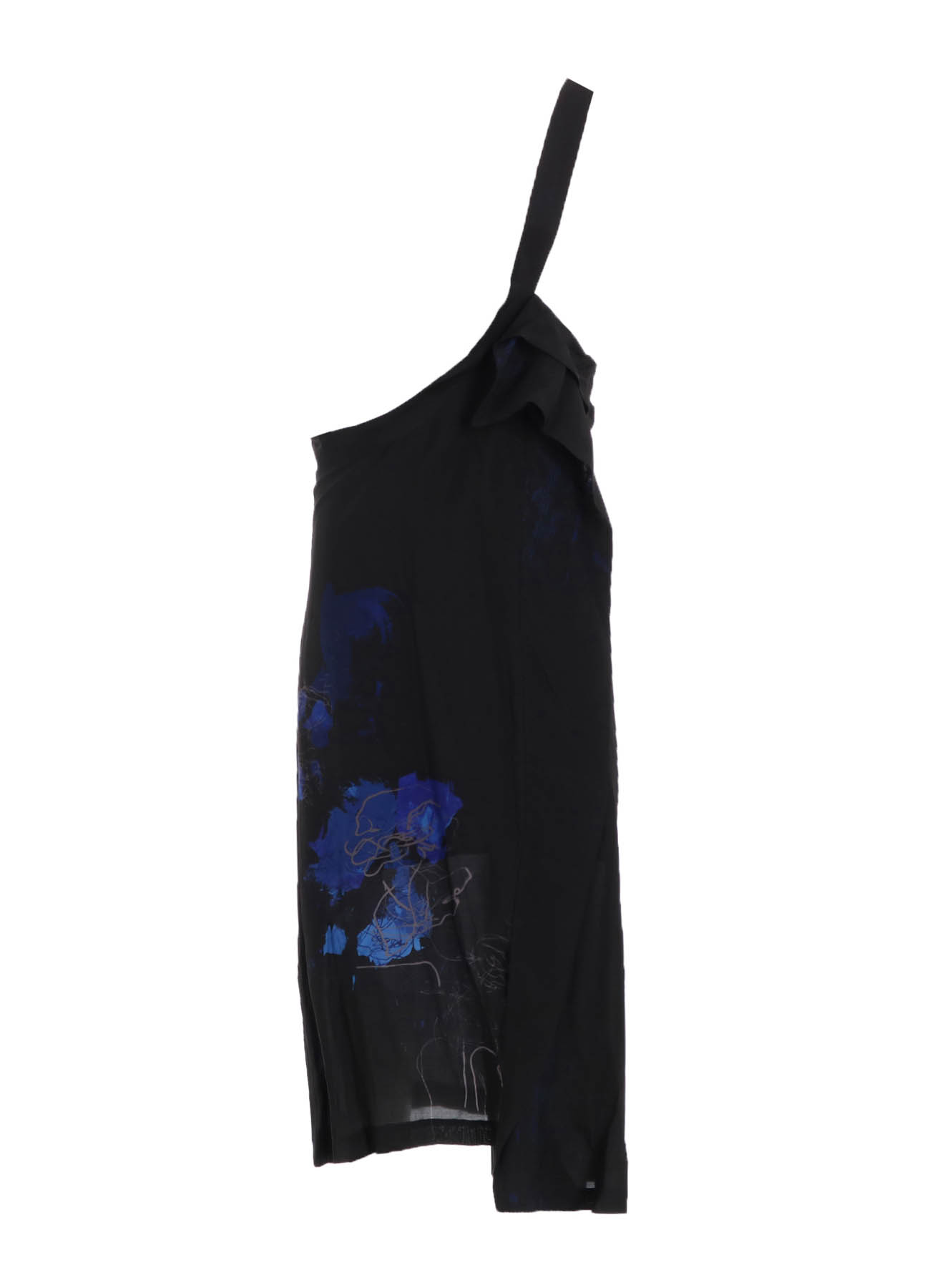 CU/LAWN FLOWER SKETCH PRINT JUMPER SKIRT