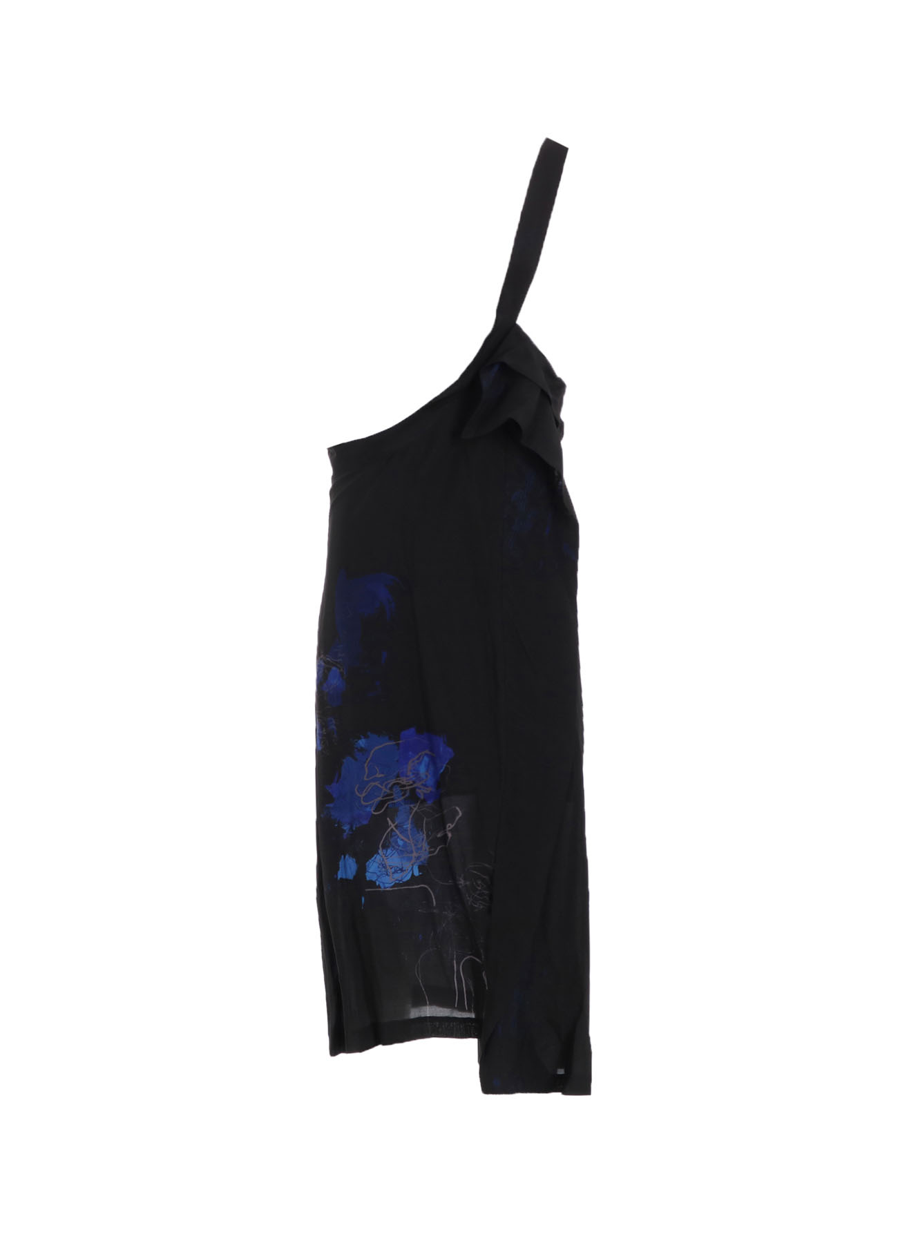 CU/LAWN FLOWER SKETCH PRINT JUMPER SKIRT