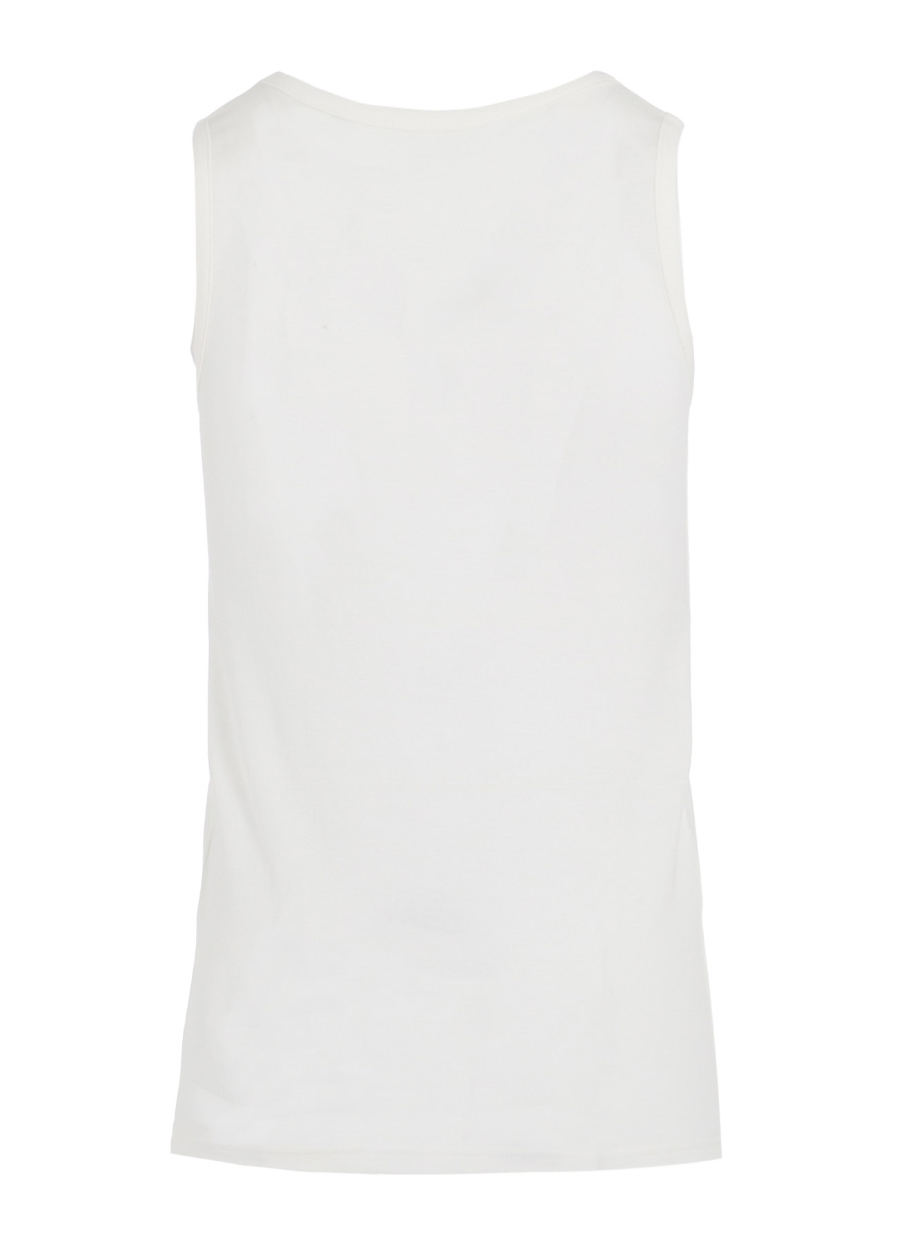 Y'S LOGO COTTON TANKTOP