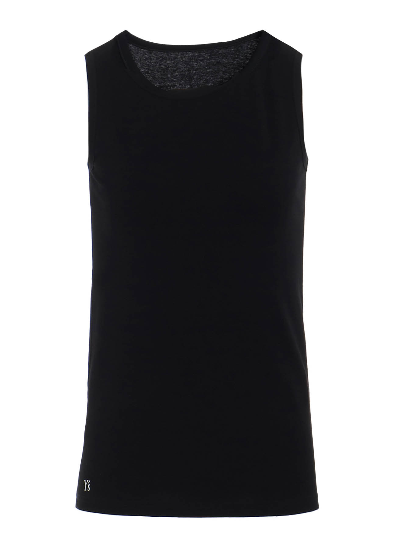 Y'S LOGO COTTON TANKTOP