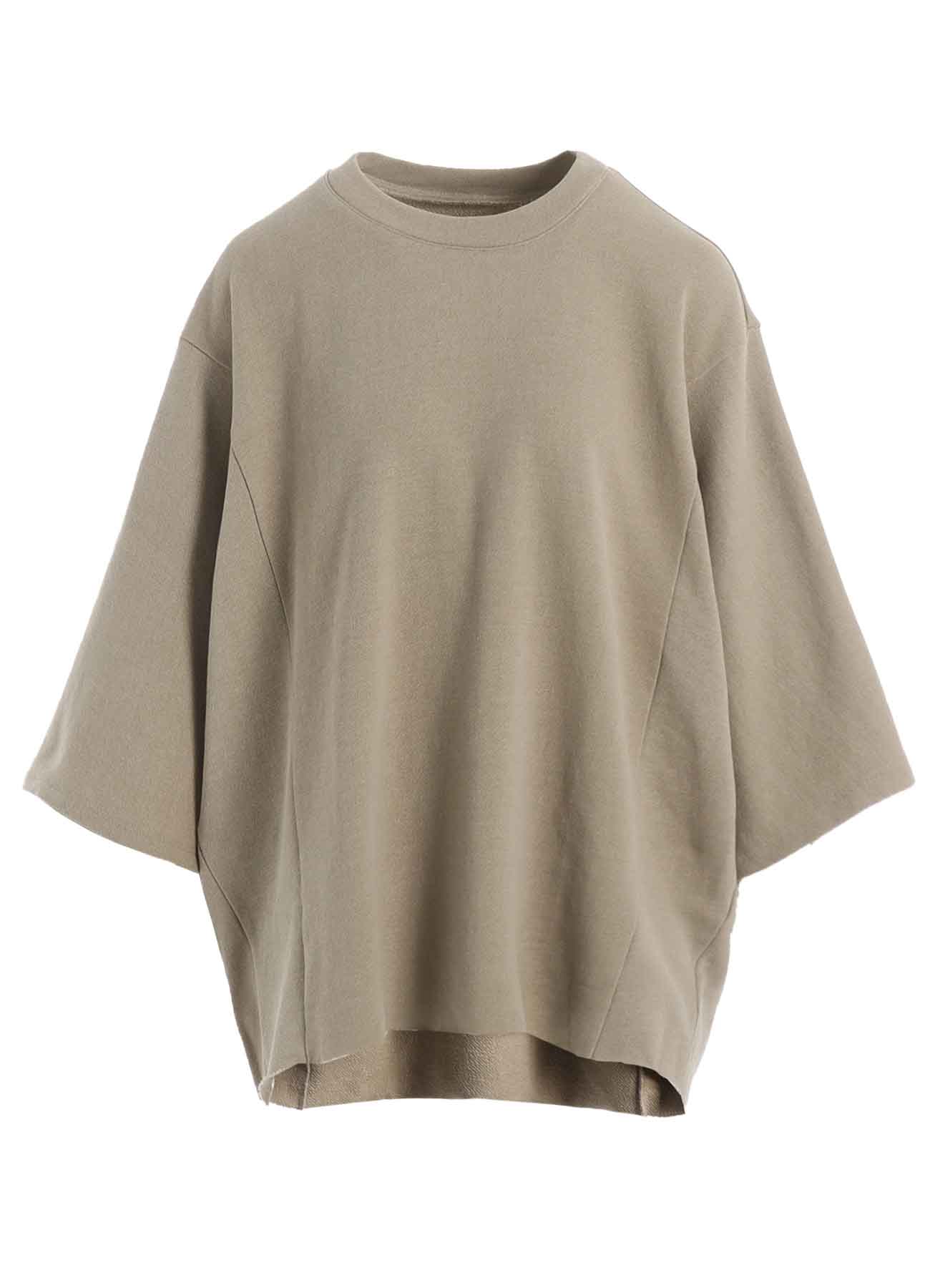 PIGMENT DYE FLEECE ARRANGED BIG PULLOVER