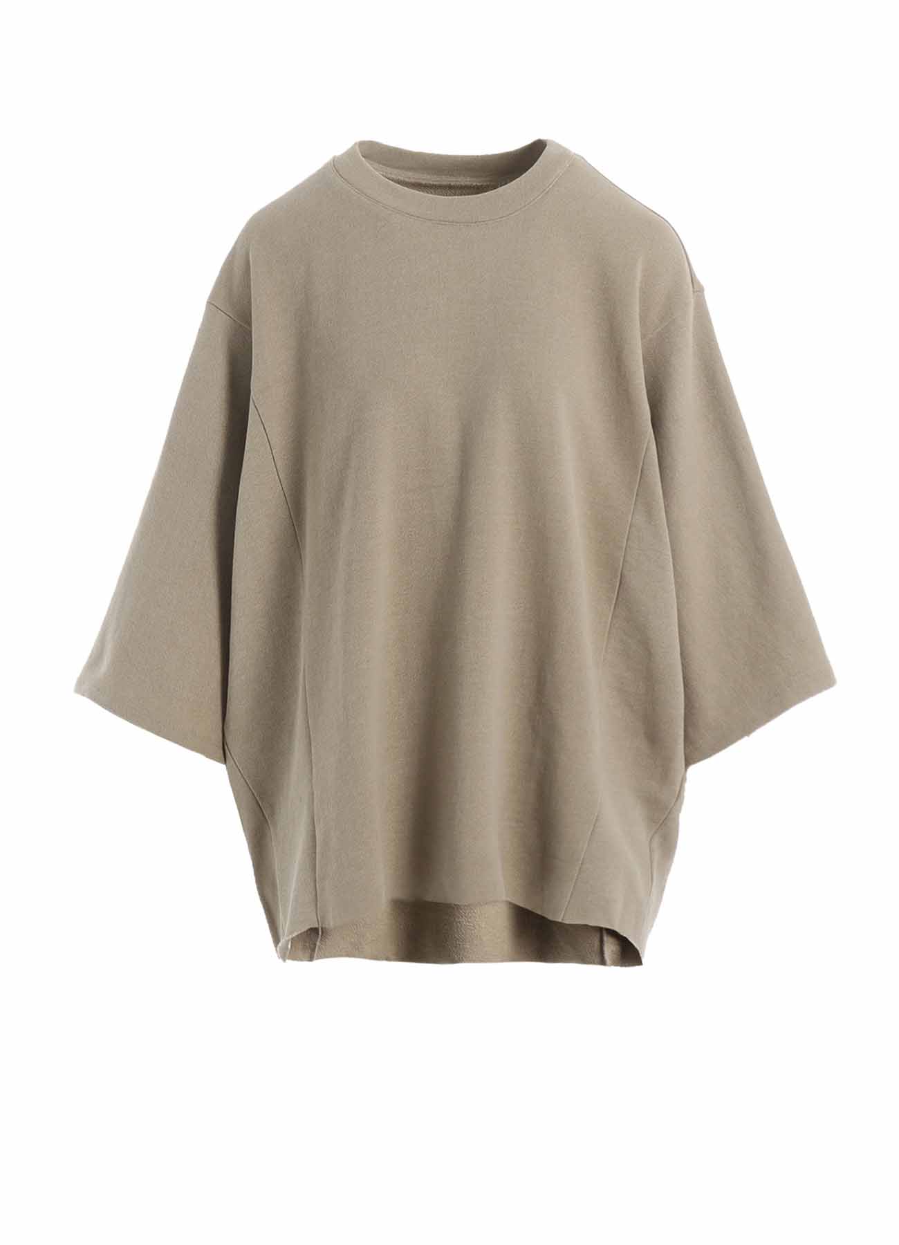 PIGMENT DYE FLEECE ARRANGED BIG PULLOVER