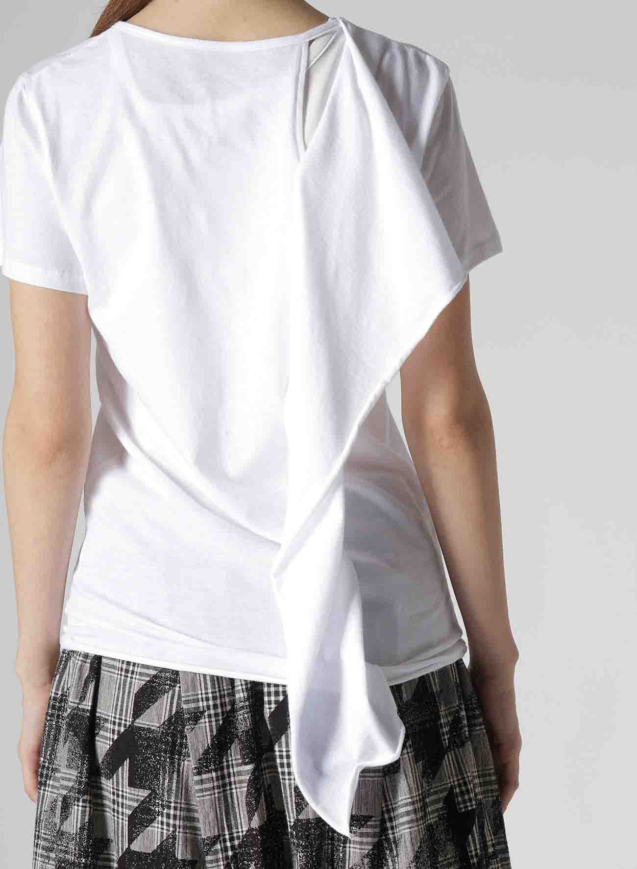 DRAPE DESIGN SHORT SLEEVE T