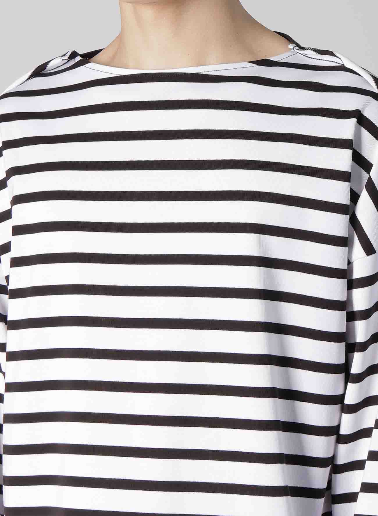 STRIPE PLAIN STITCH BIG T