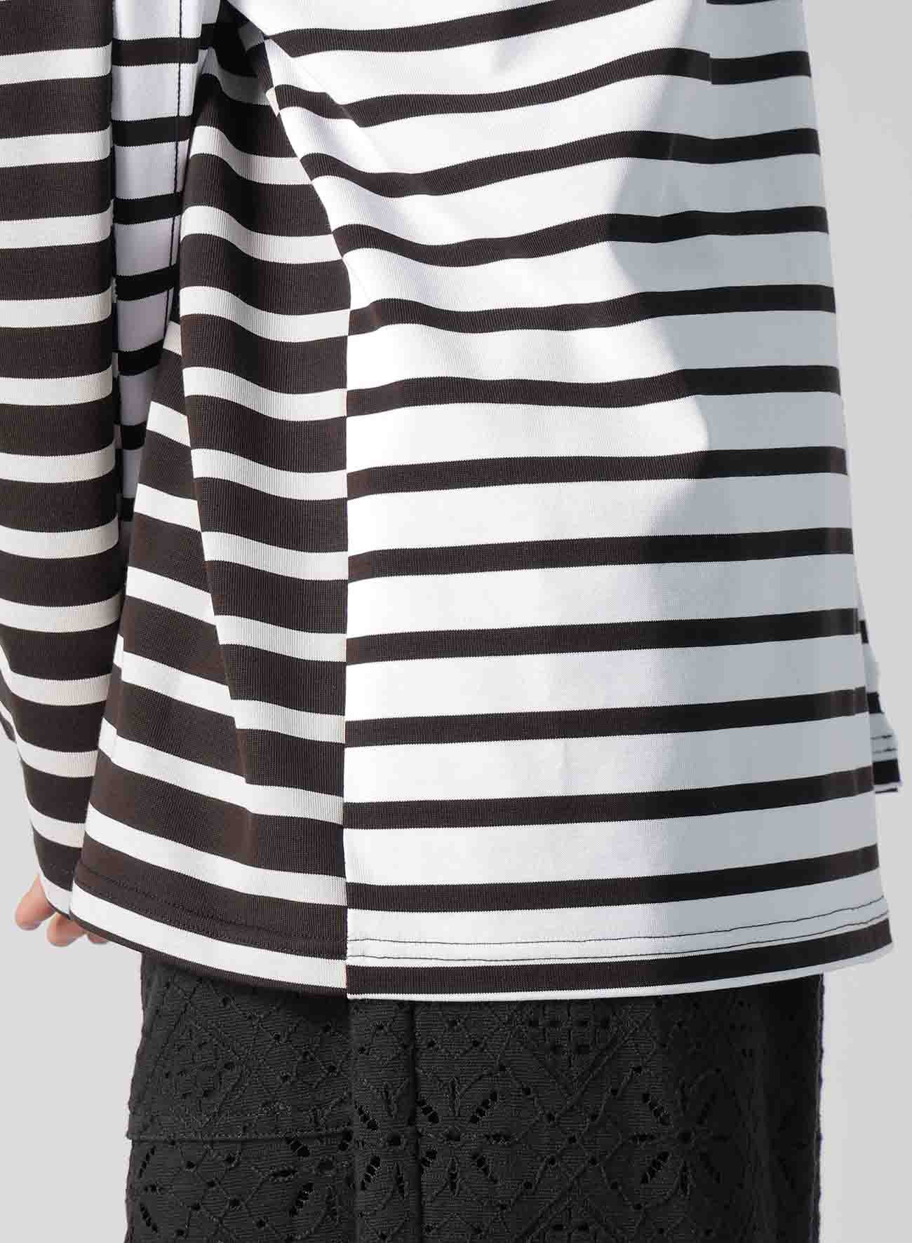 STRIPE PLAIN STITCH BIG T