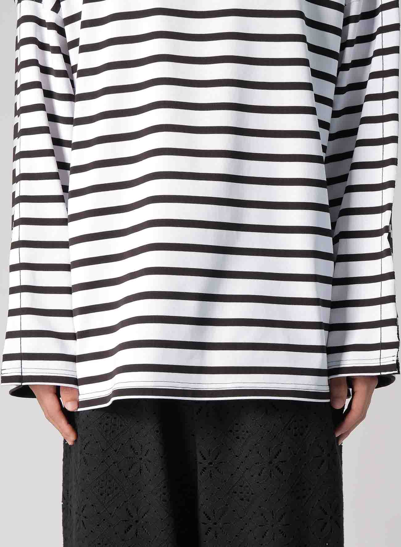 STRIPE PLAIN STITCH BIG T