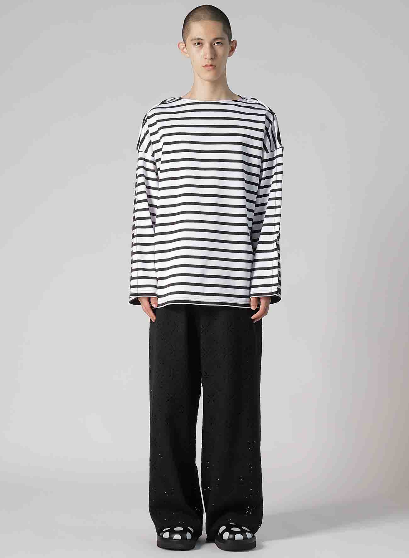 STRIPE PLAIN STITCH BIG T