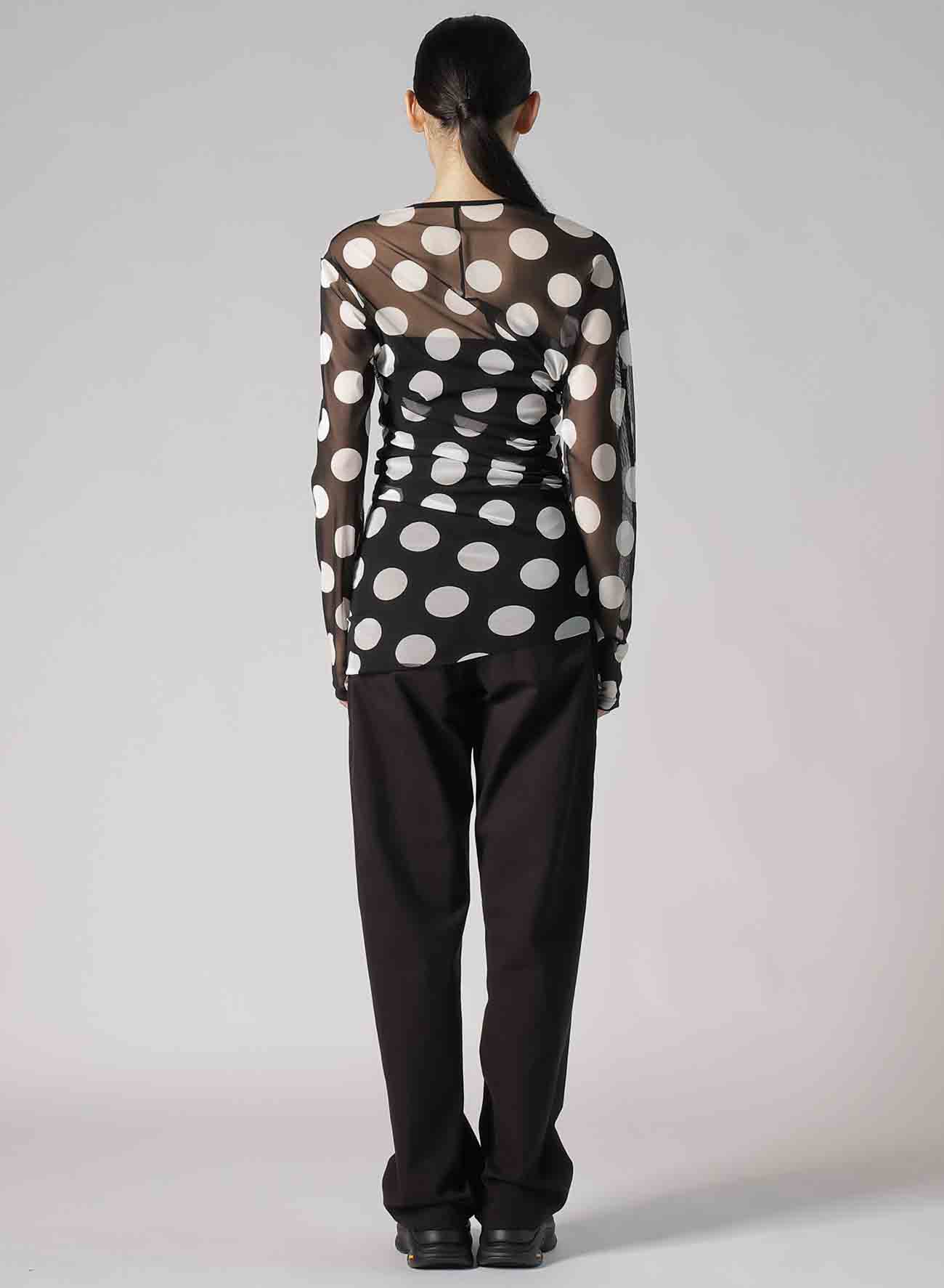 POLKA DOTS TULLE TWISTED T