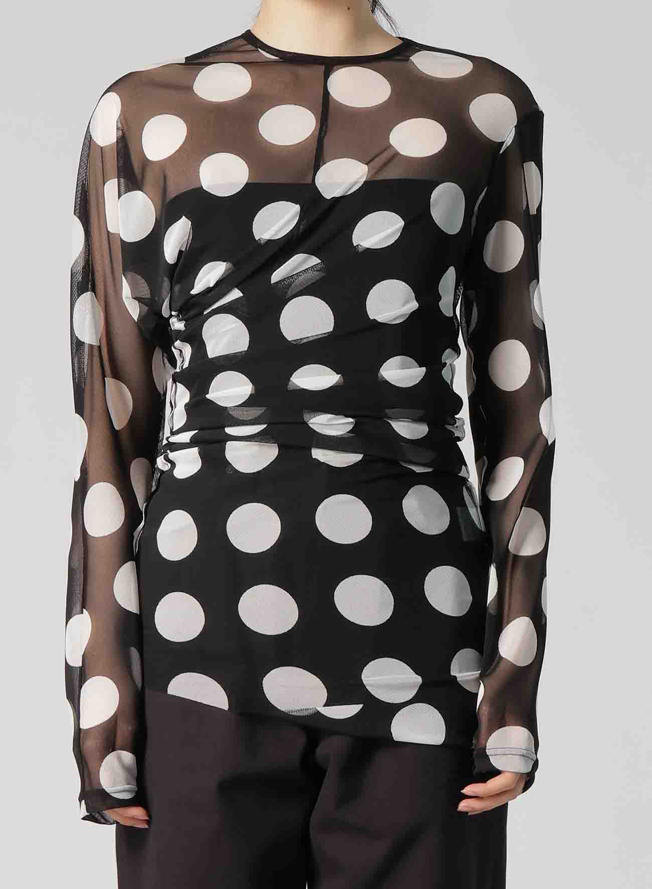 POLKA DOTS TULLE TWISTED T