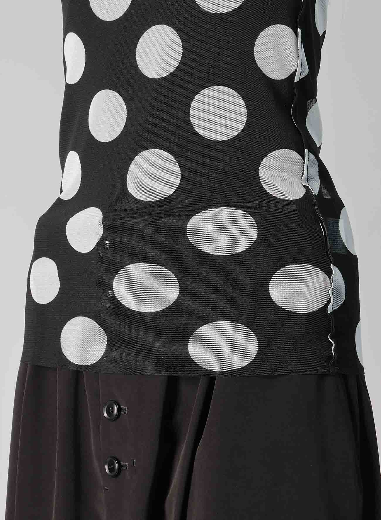 POLKA DOTS TULLE TANKTOP