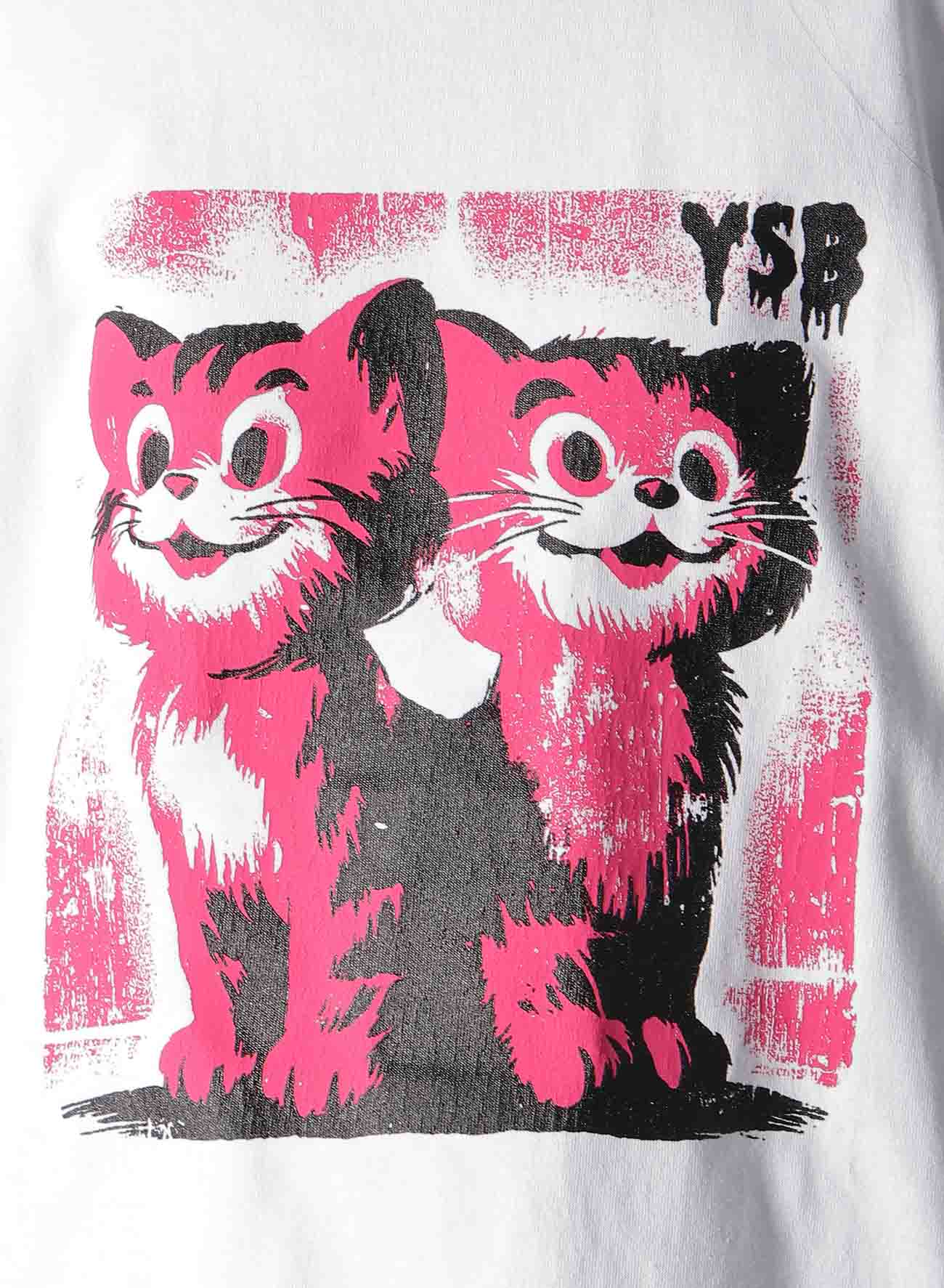 CAT PRINT T-SHIRT C