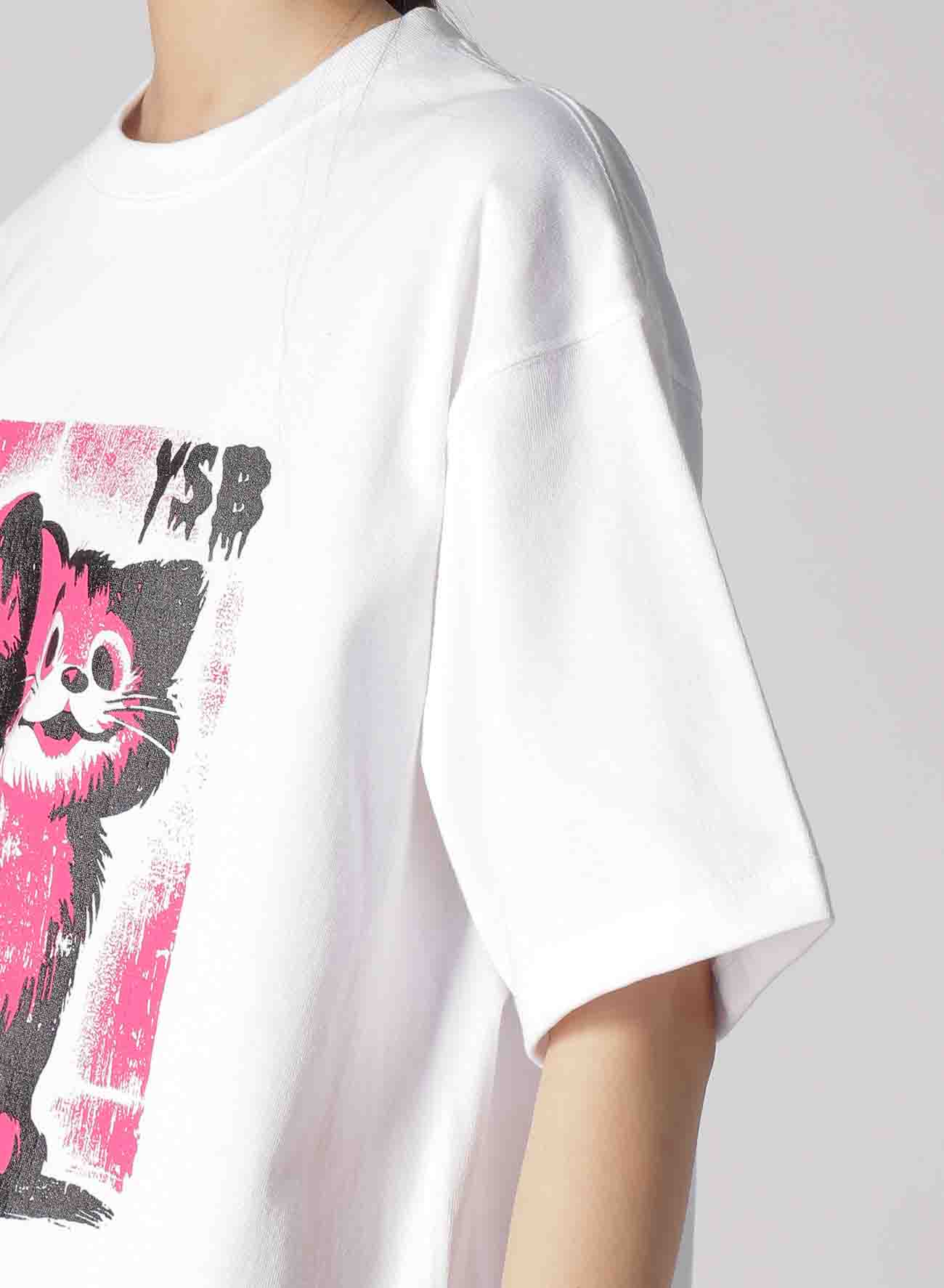 CAT PRINT T-SHIRT C