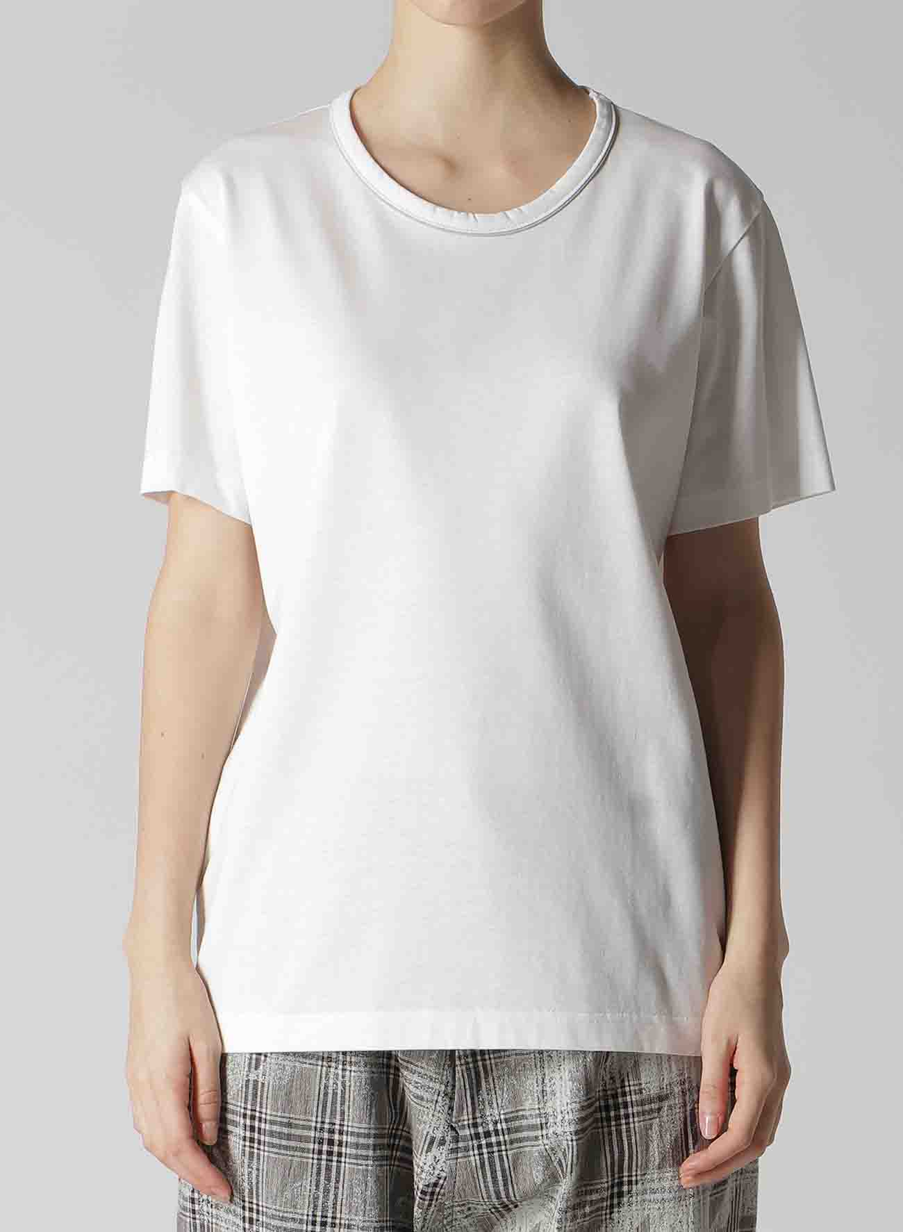 COTON JERSEY Y'S STITCH HALF SLEEVE T