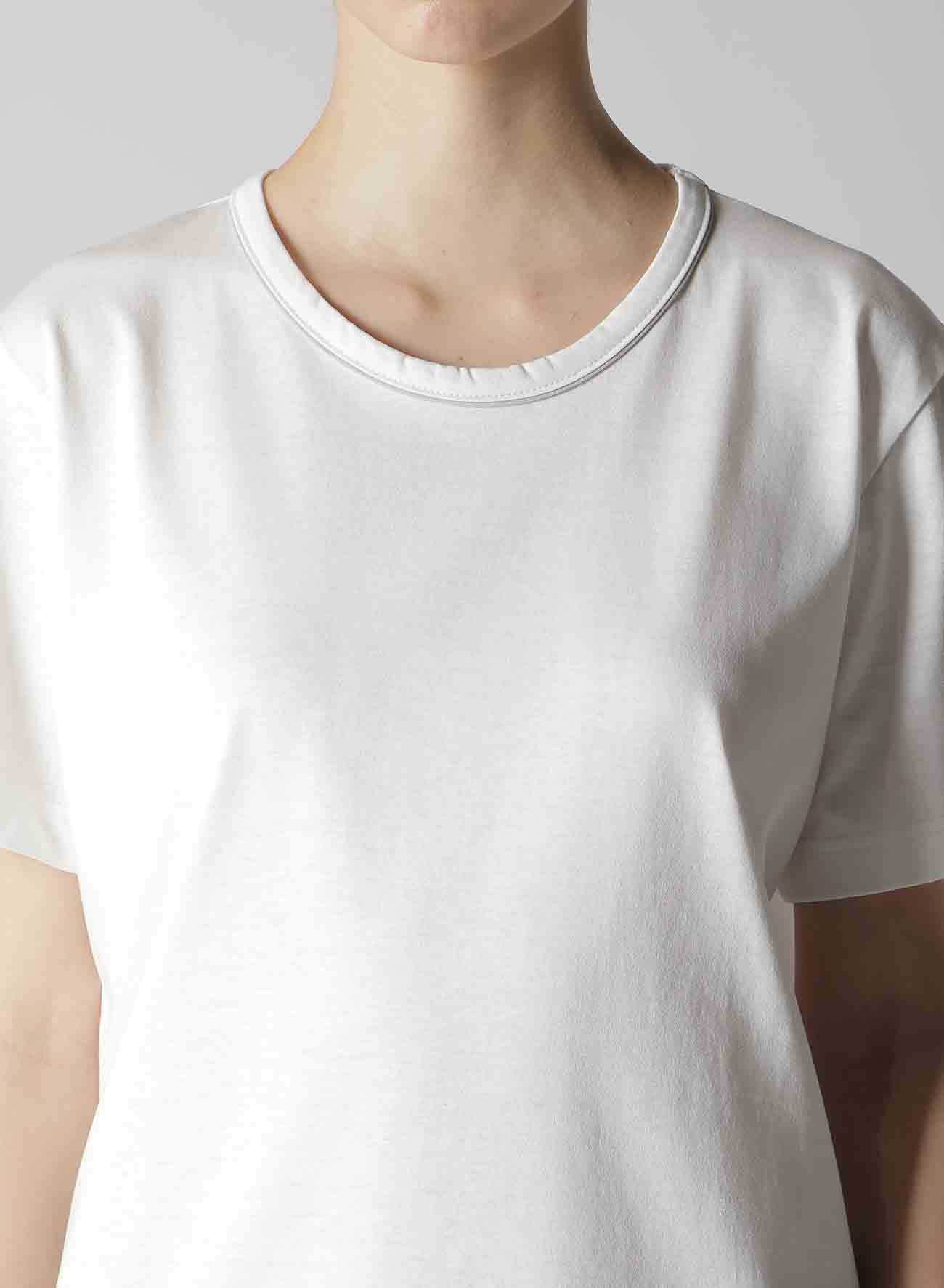 COTON JERSEY Y'S STITCH HALF SLEEVE T