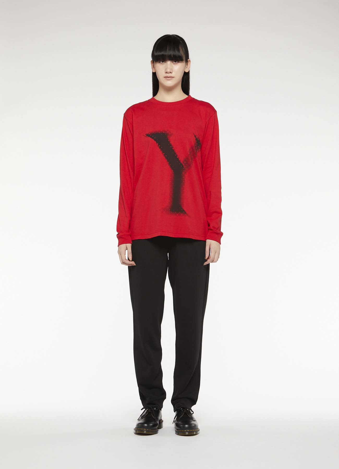 -Online EXCLUSIVE- Y's Big logo Long sleeve T-shirts