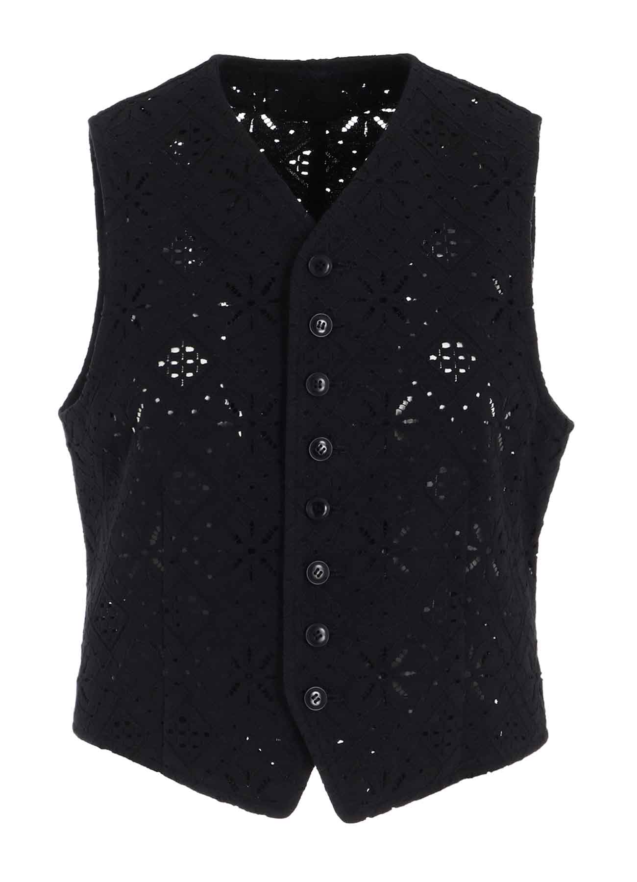 COTTON LACE SLEEVELESS VEST