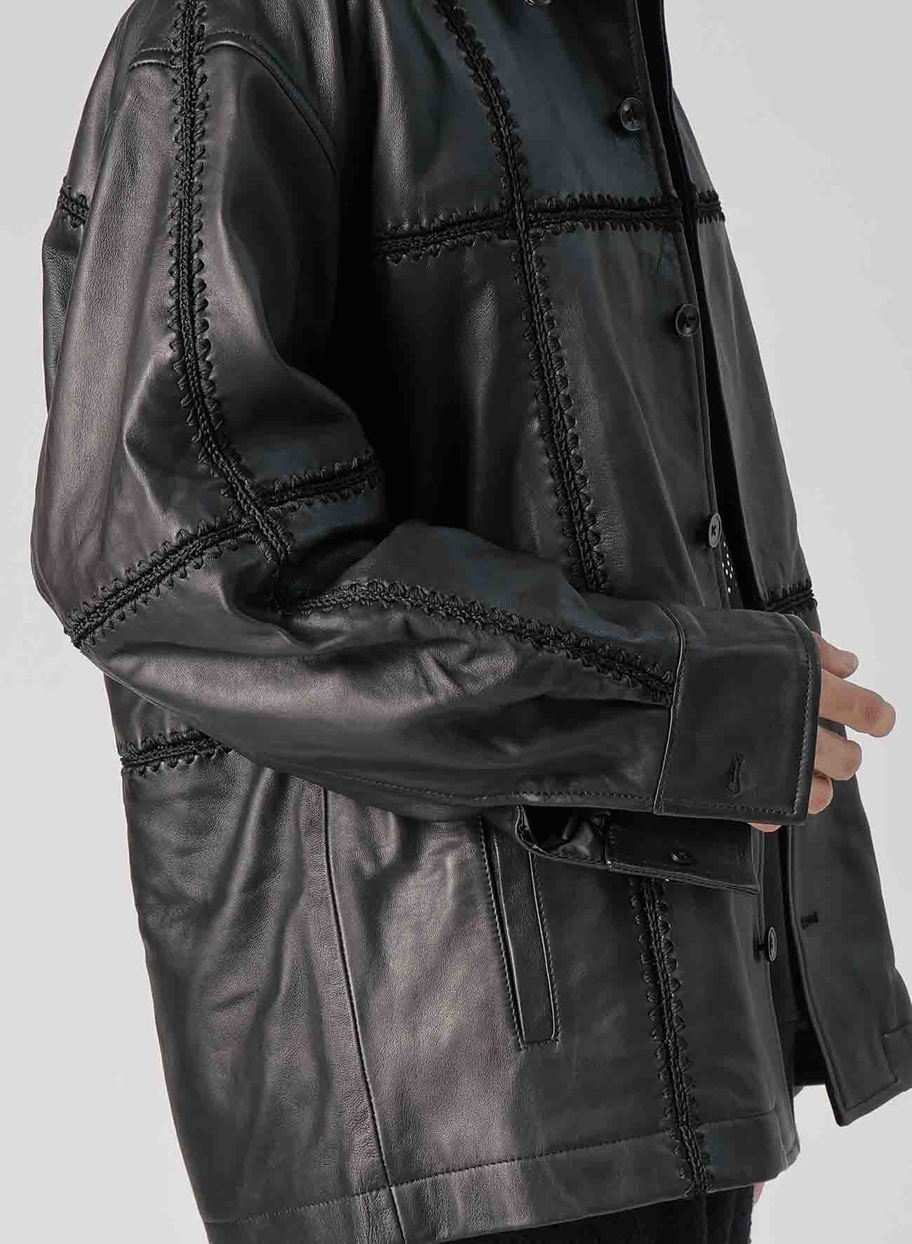 INDIAN LEATHER SHIRT BLOUSON