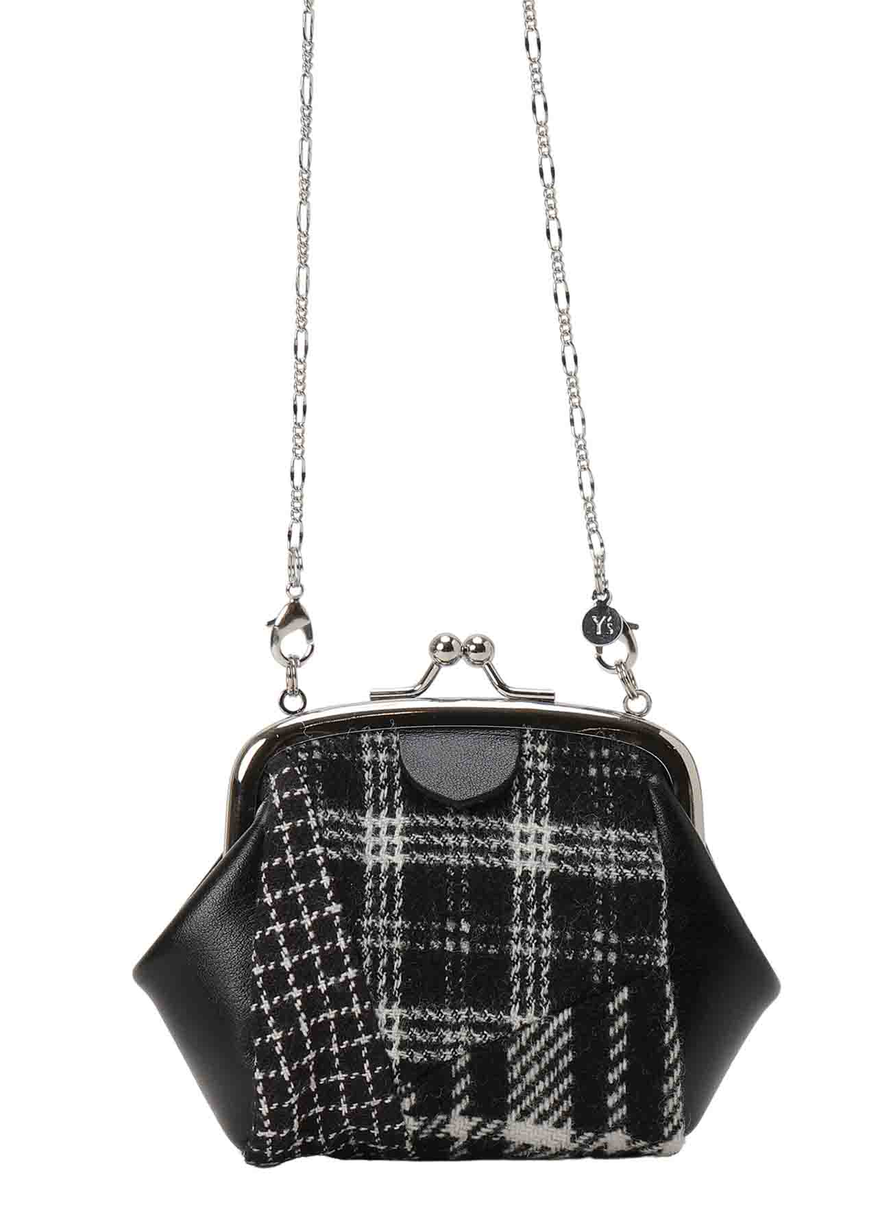 【11/8 12:00(JST) Release】LEATHER/MULTI PLAID CLASP NECKLACE