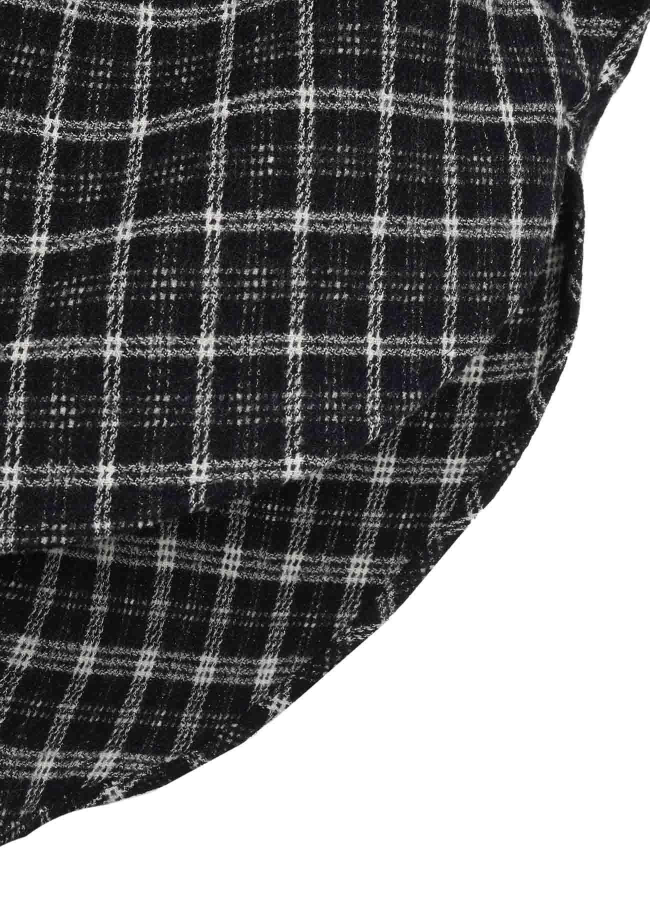 【11/8 12:00(JST) Release】MULTI PLAID DOLMAN SLEEVE BLOUSE